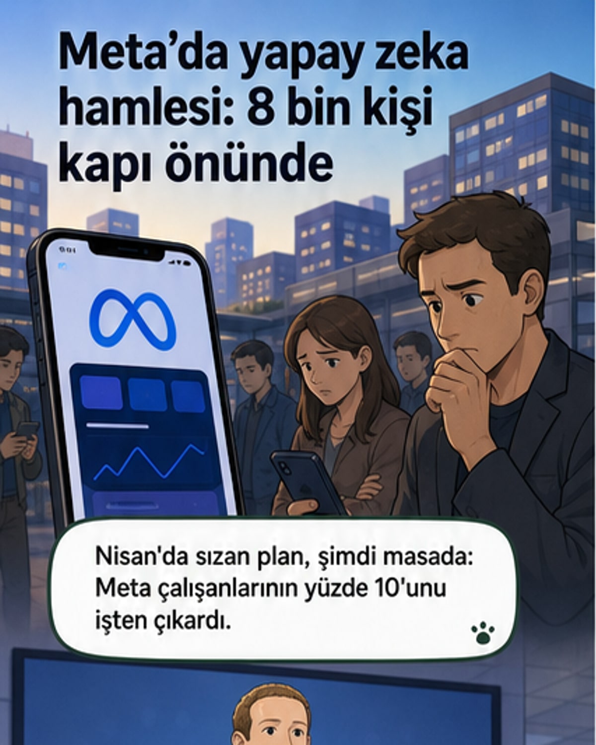 Meta, çalışanlarının %10'unu çıkardı