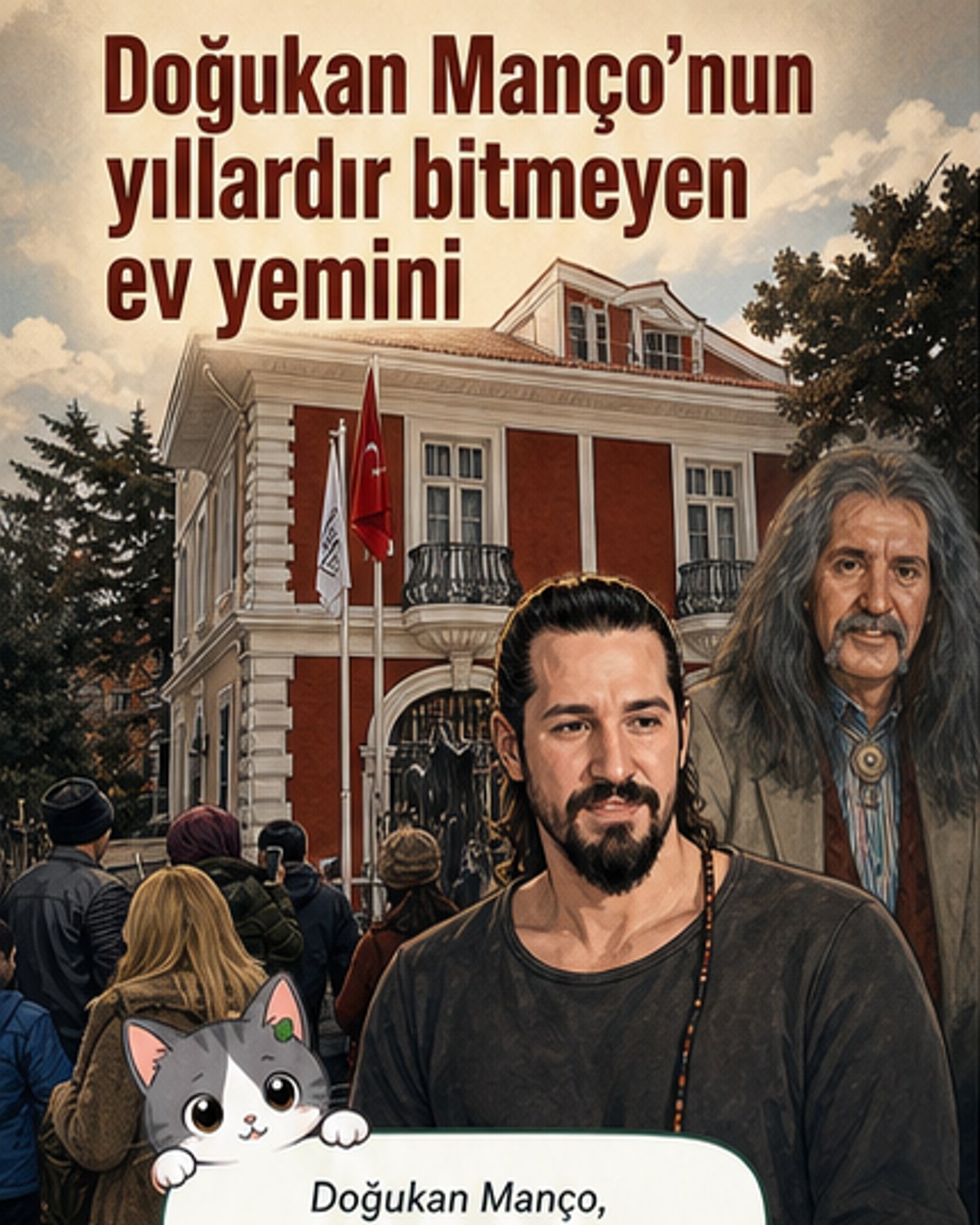 Doğukan Manço, babasının evini geri almak için mücadelenin dibine kadar gidiyor