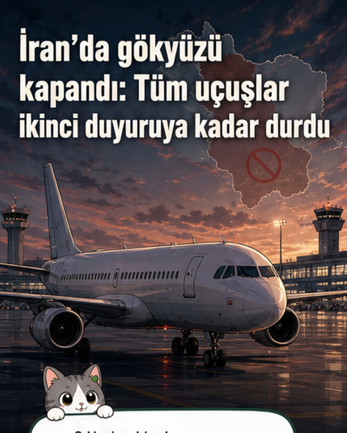 İran’da tüm uçuşlar askıya alındı
