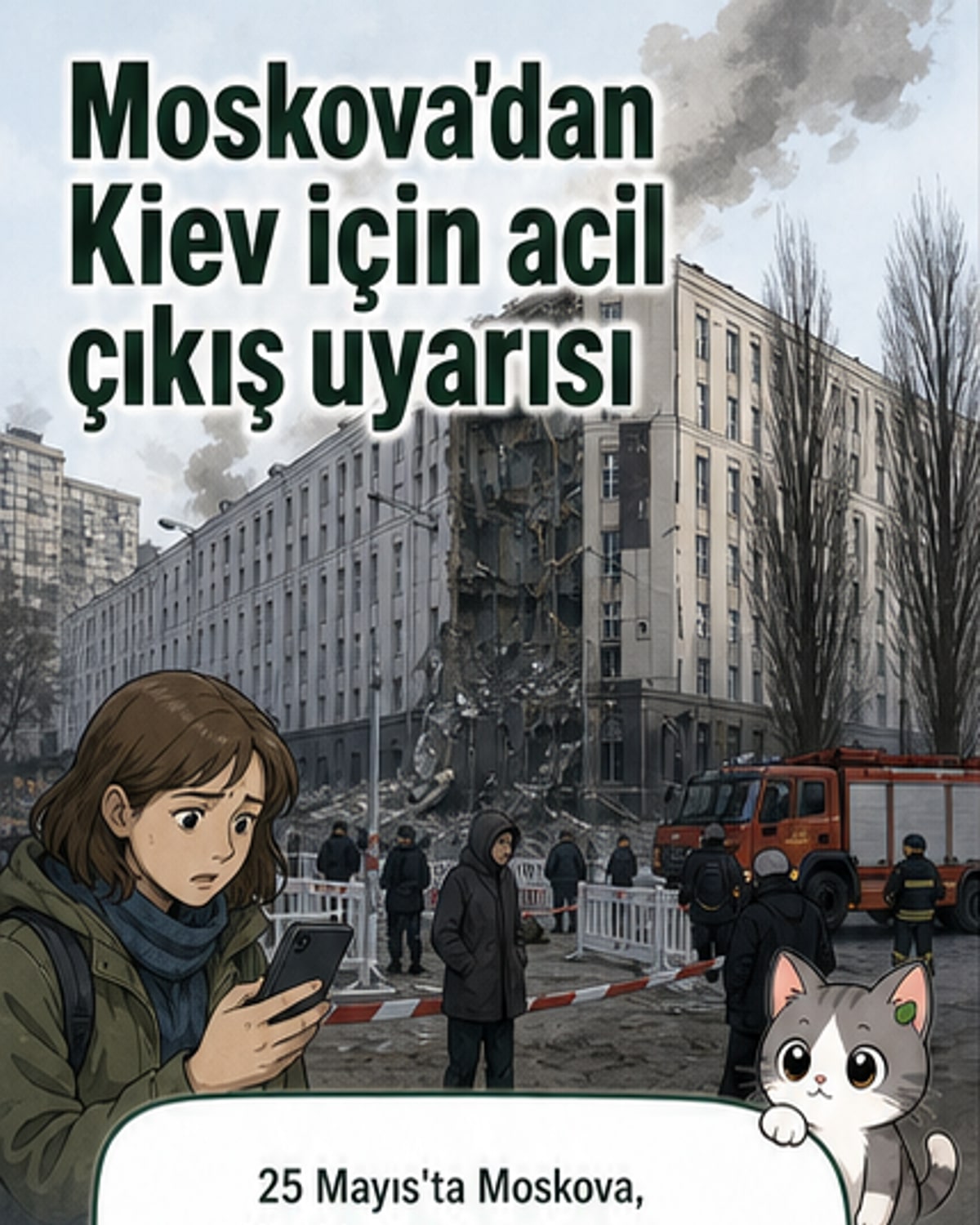 Rusya, diplomatları Kiev'den derhal ayrılması için uyardı