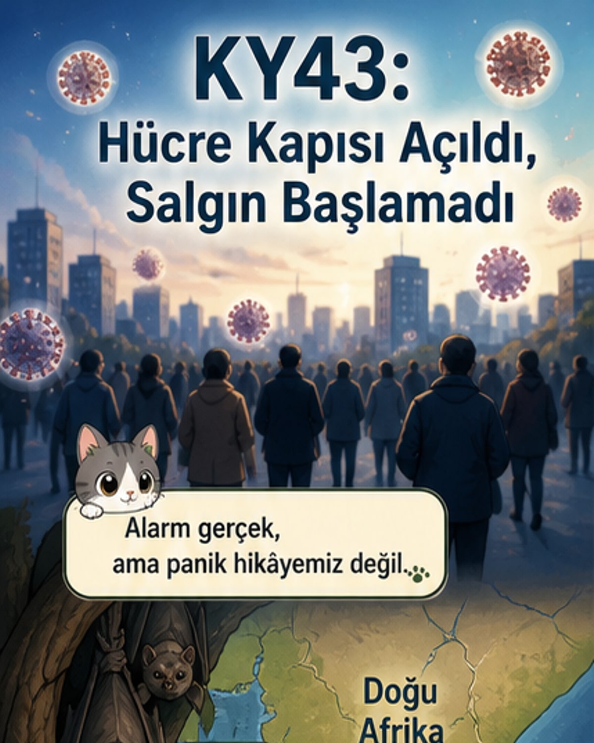 Yeni pandemi mi geliyor? Yarasalarda bulunan virüs insan hücresine girebiliyor