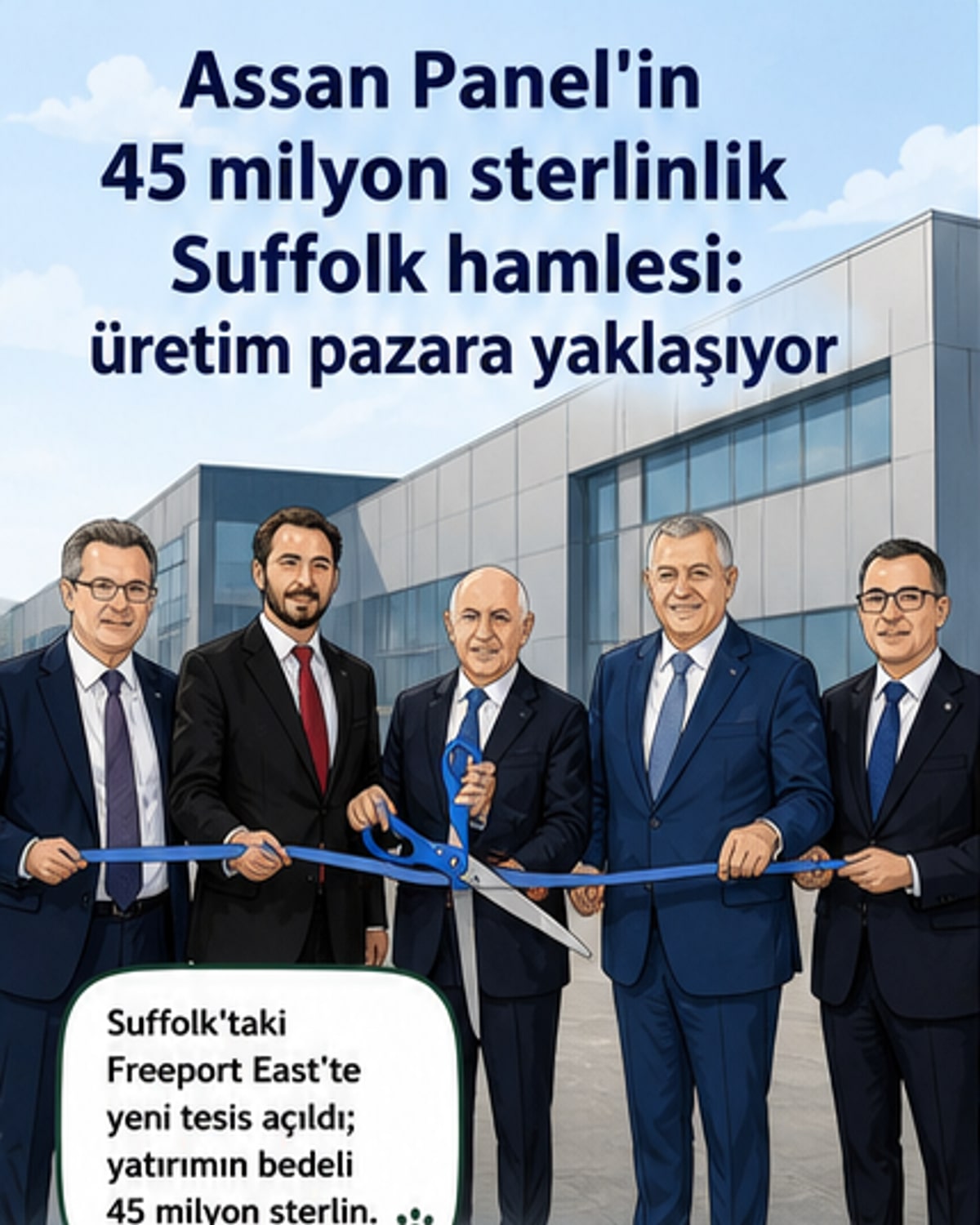 Assan Panel, İngiltere'de 45 milyon sterlinlik fabrika açtı