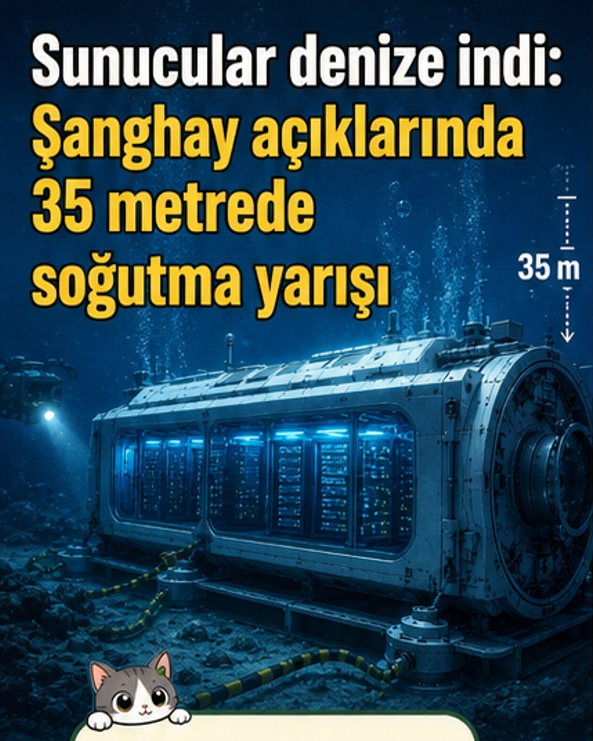 Deniz dibinde soğuyor, veri hızlanıyor