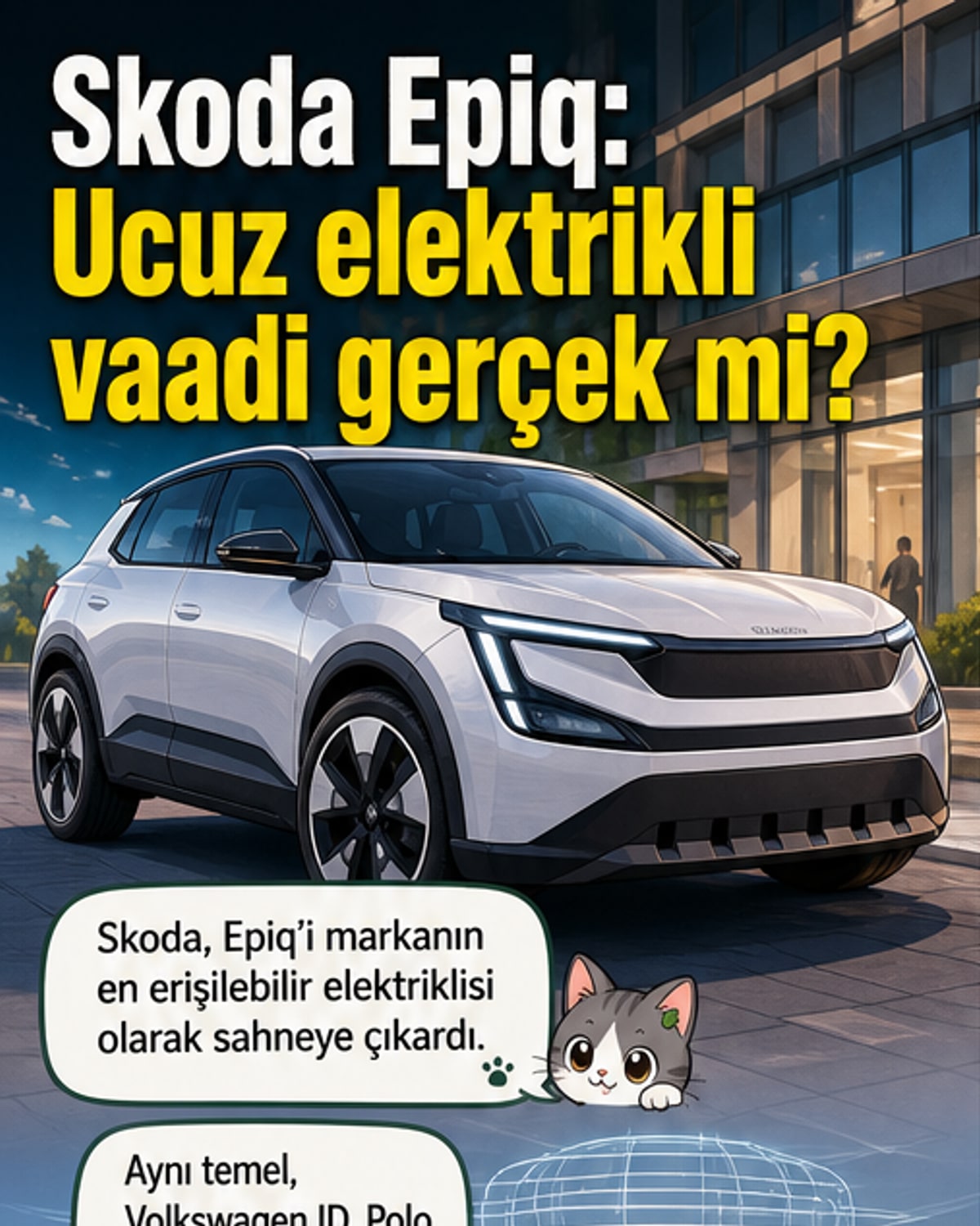Skoda'nın yeni giriş seviye elektriklisi