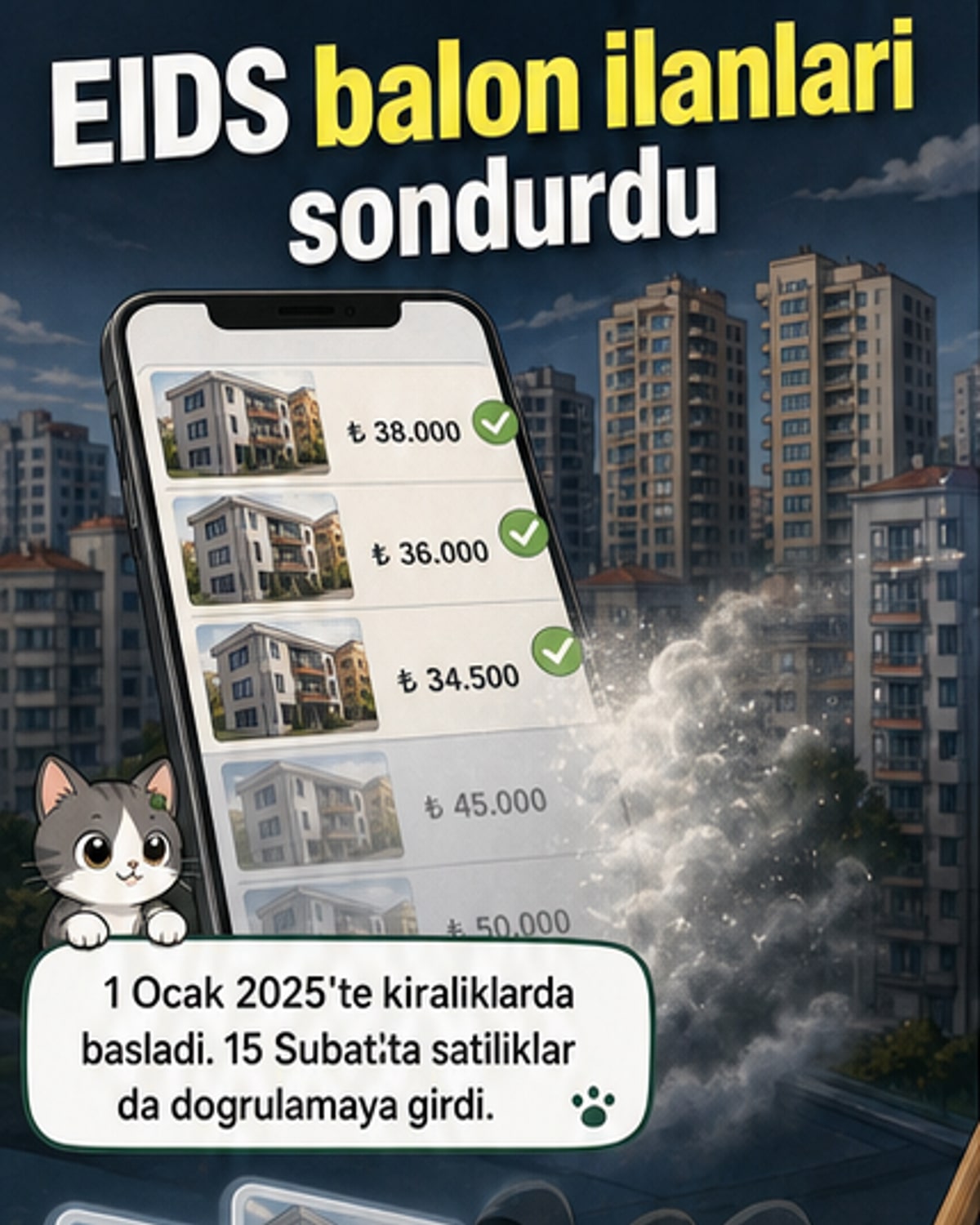 Emlakta doğrulama sistemi balon ilanları patlattı