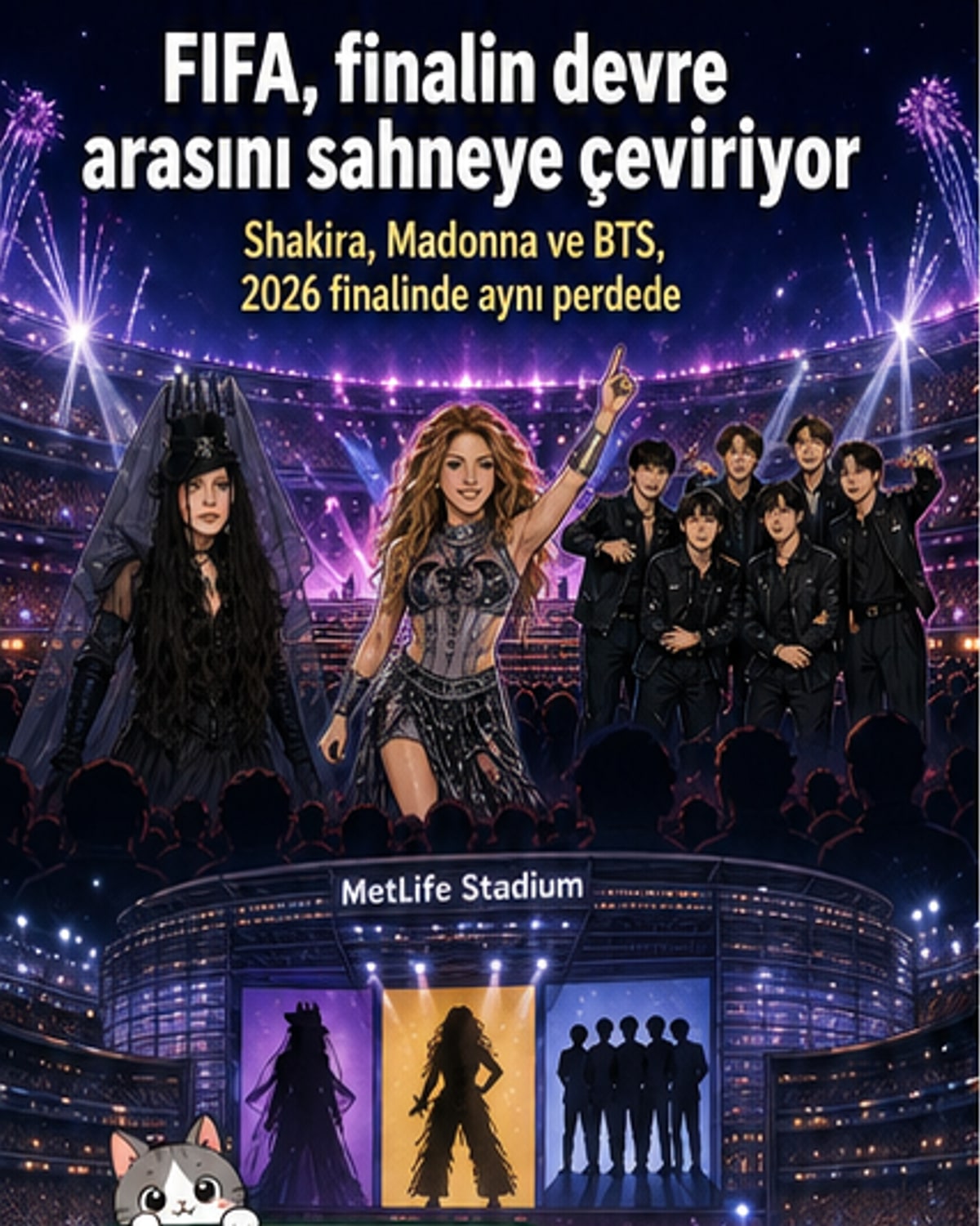 Dünya Kupası'nda ilk kez devre arası şovu