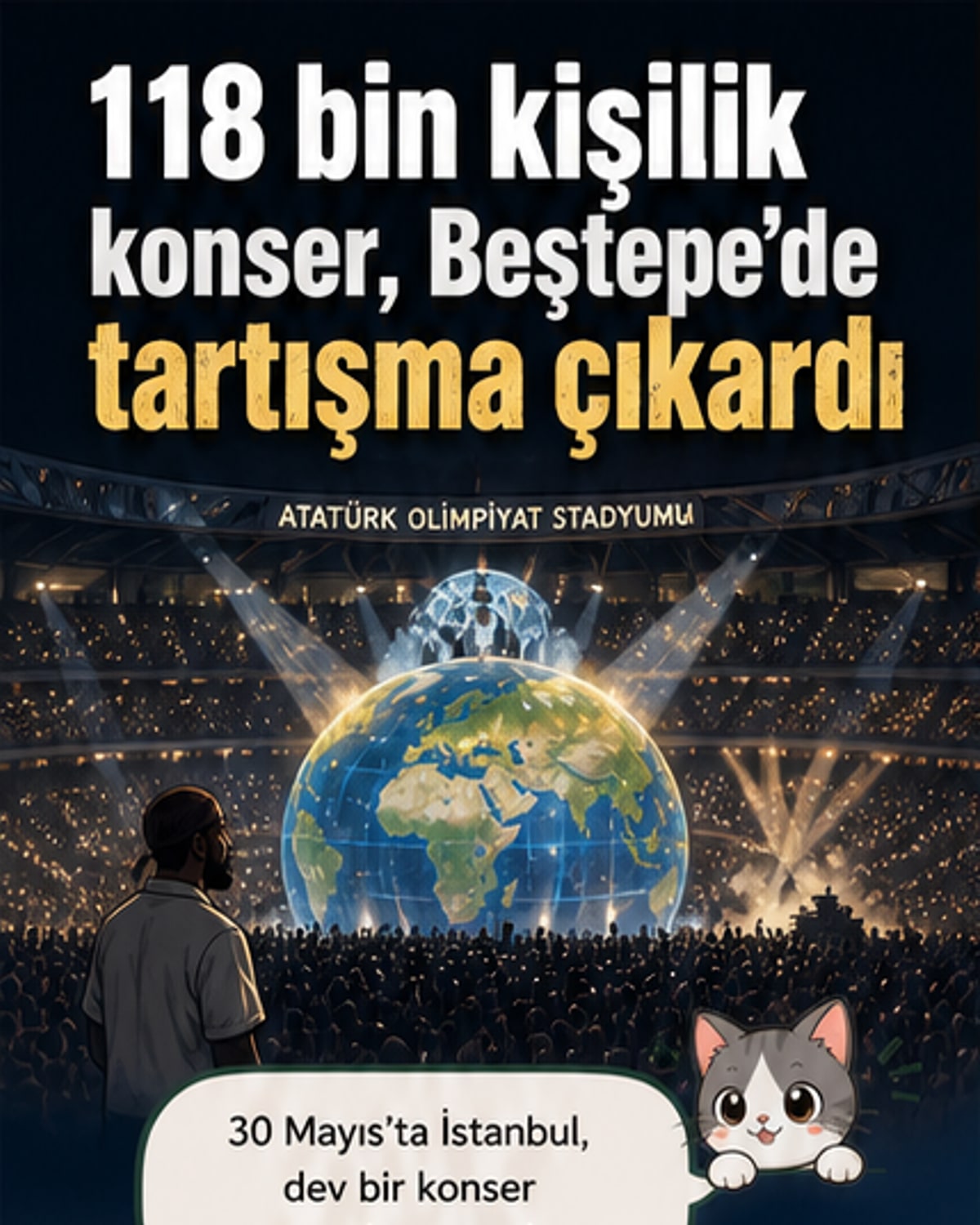 Kanye West'e 118 bin kişi