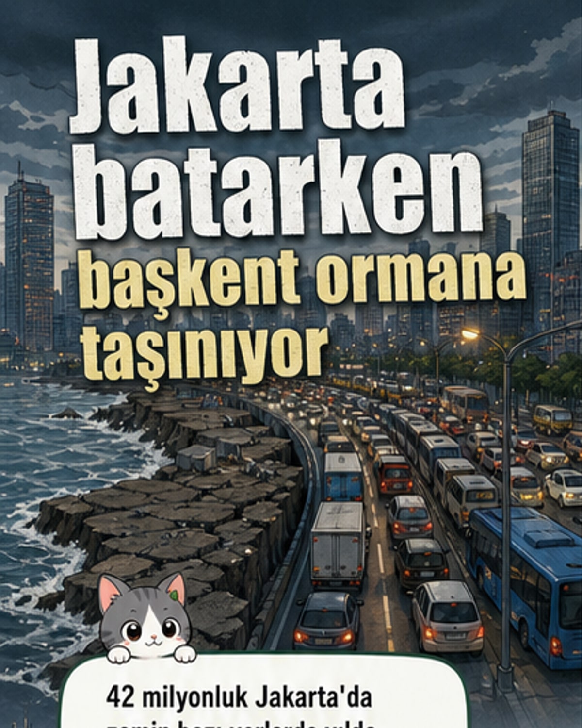 42 milyonluk şehir batıyor