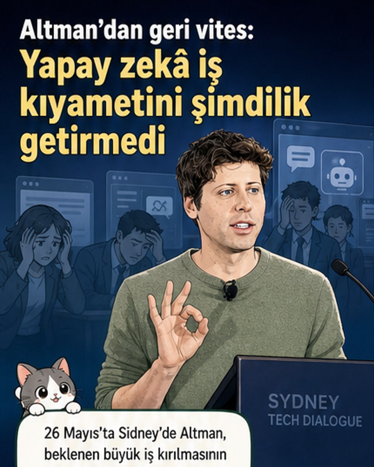 AI iş kıyameti getirmedi