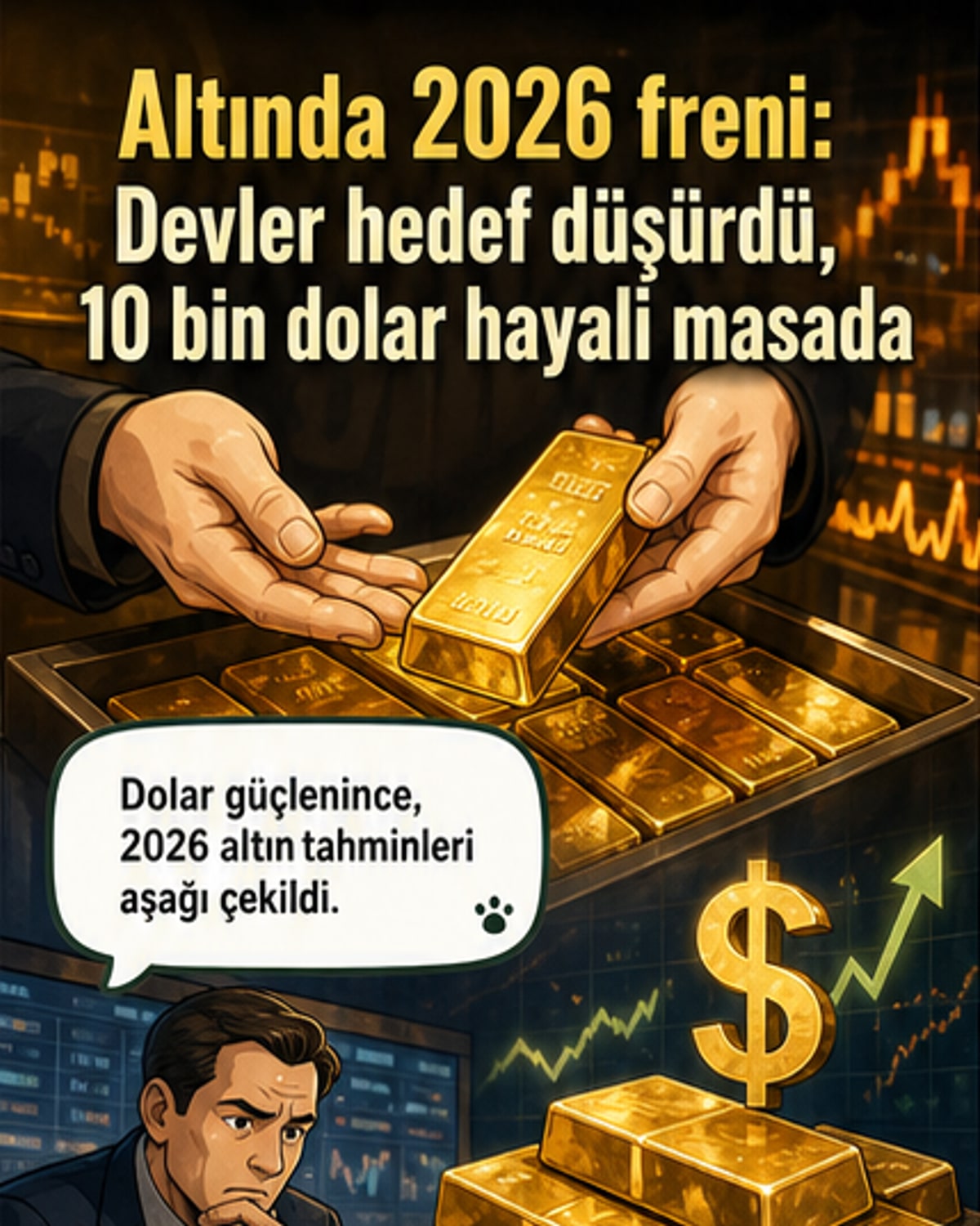 2026'da altın 10 bin dolara mı?