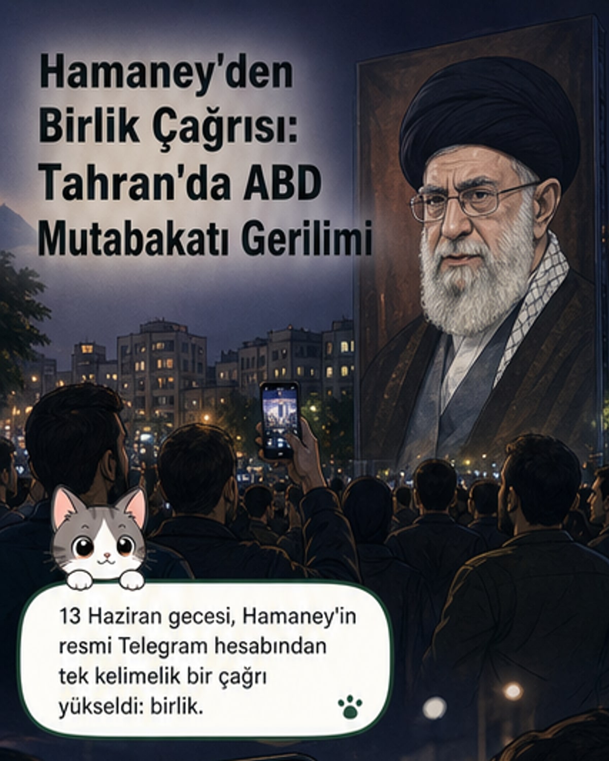 İran lideri milli birlik istedi