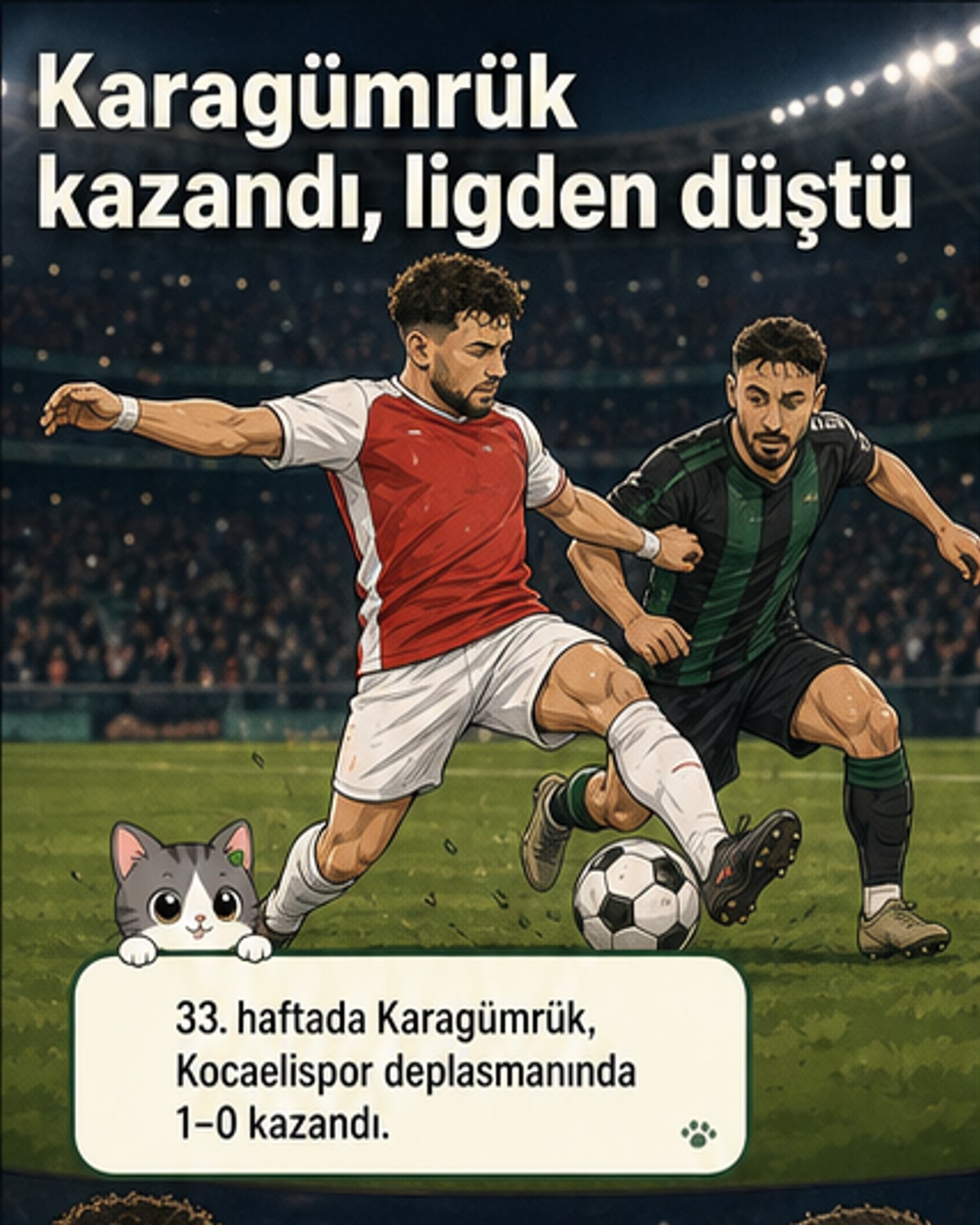 Fatih Karagümrük, galip çıkmasına rağmen küme düştü