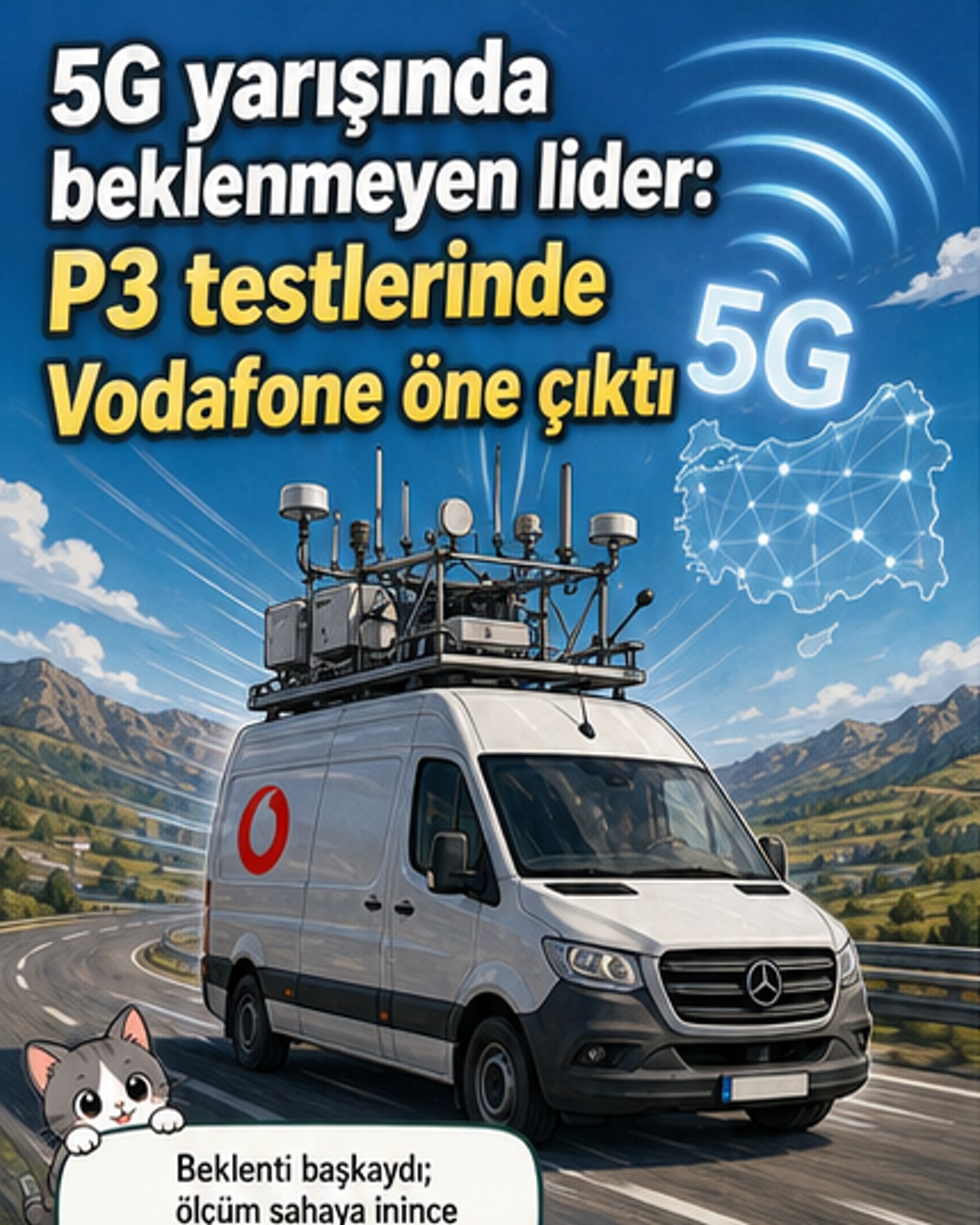 Vodafone, 81 ilde en geniş 5G kapsama yaptı