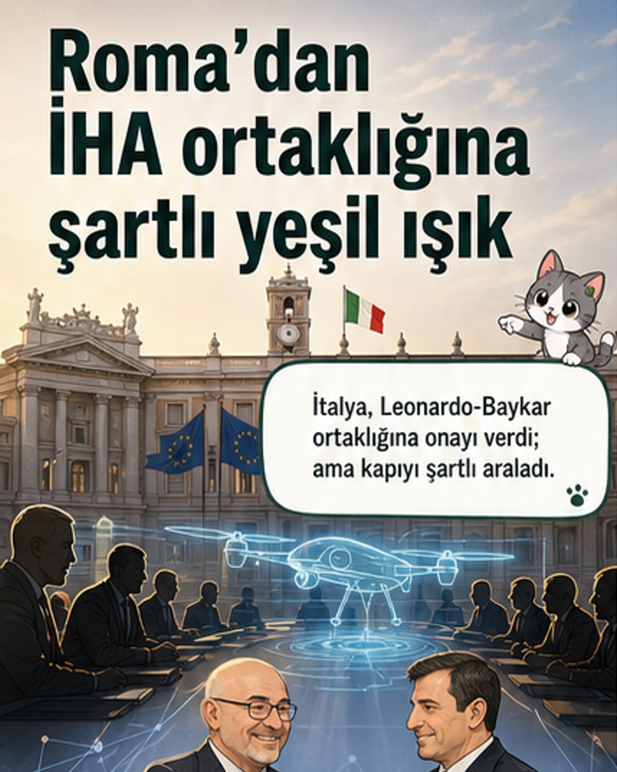 İtalya, Baykar ile Leonardo ortaklığına yeşil ışık yaktı