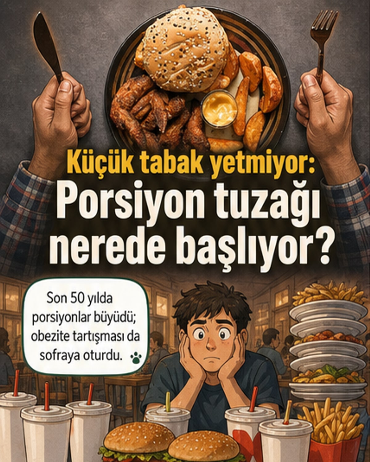 Küçük tabakla kilo verilir mi?