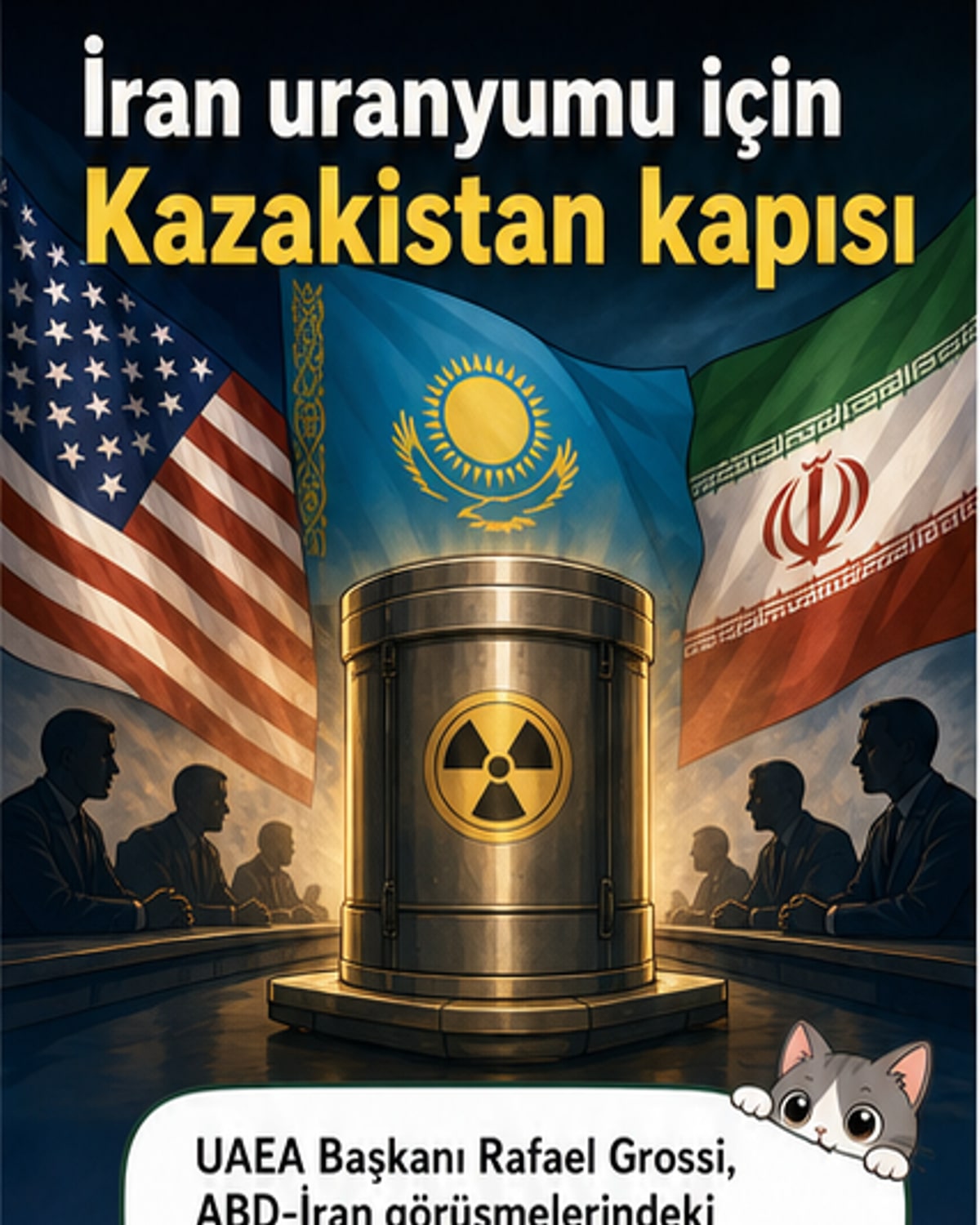 İran'ın uranyumu Kazakistan'da depolanacak