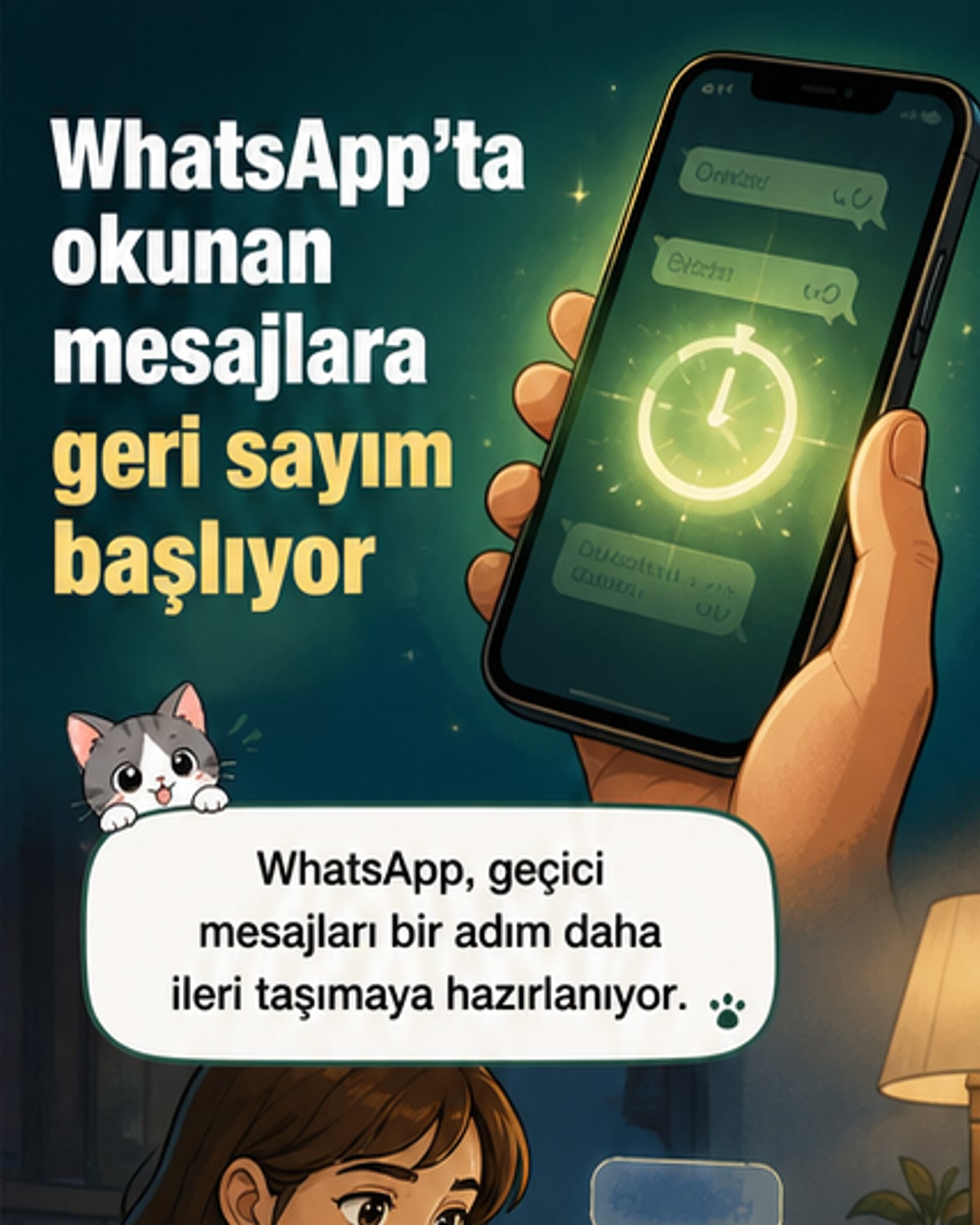 WhatsApp'ta mesajlar otomatik silinecek