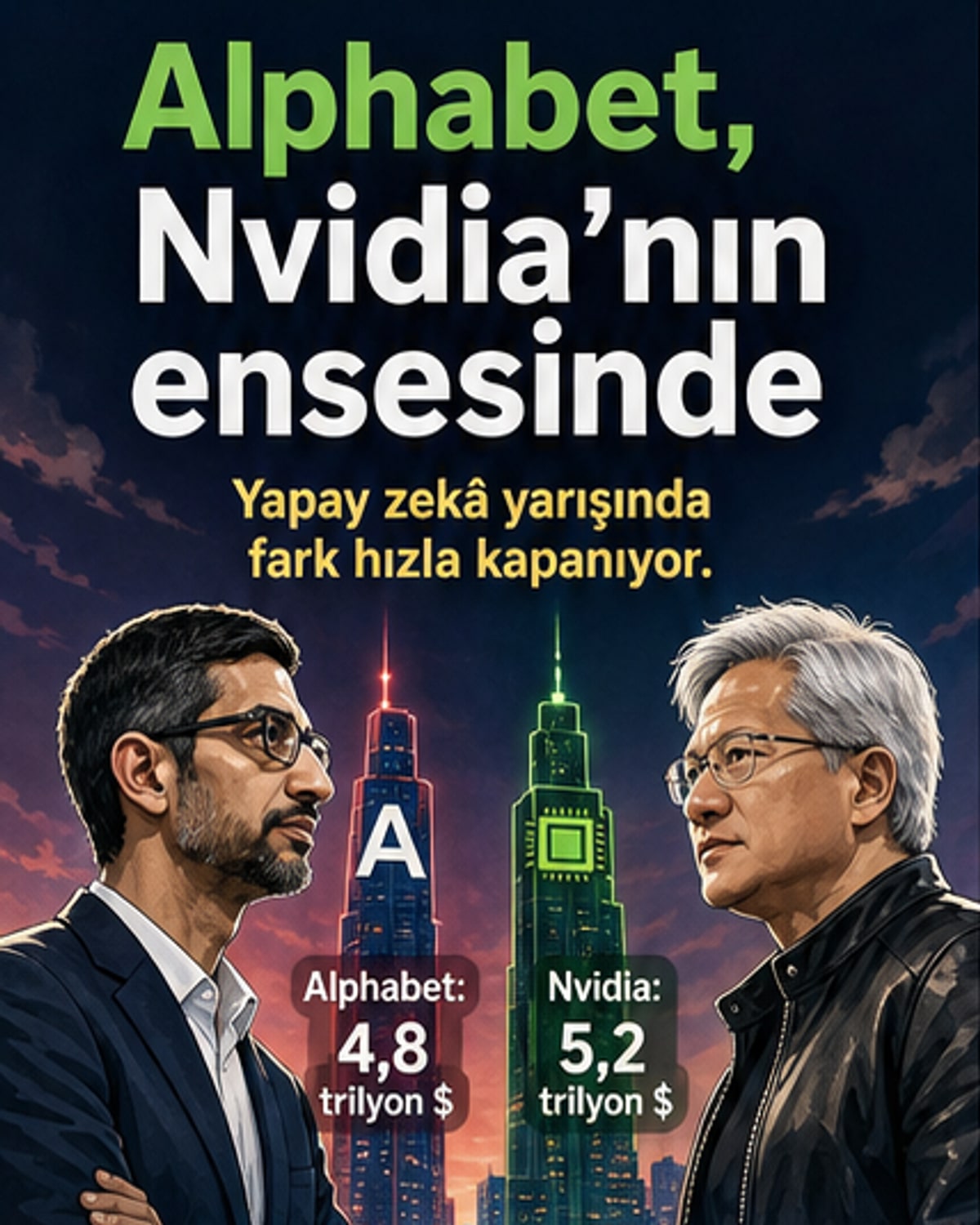 Alphabet, yapay zekâ yarışında zirveye