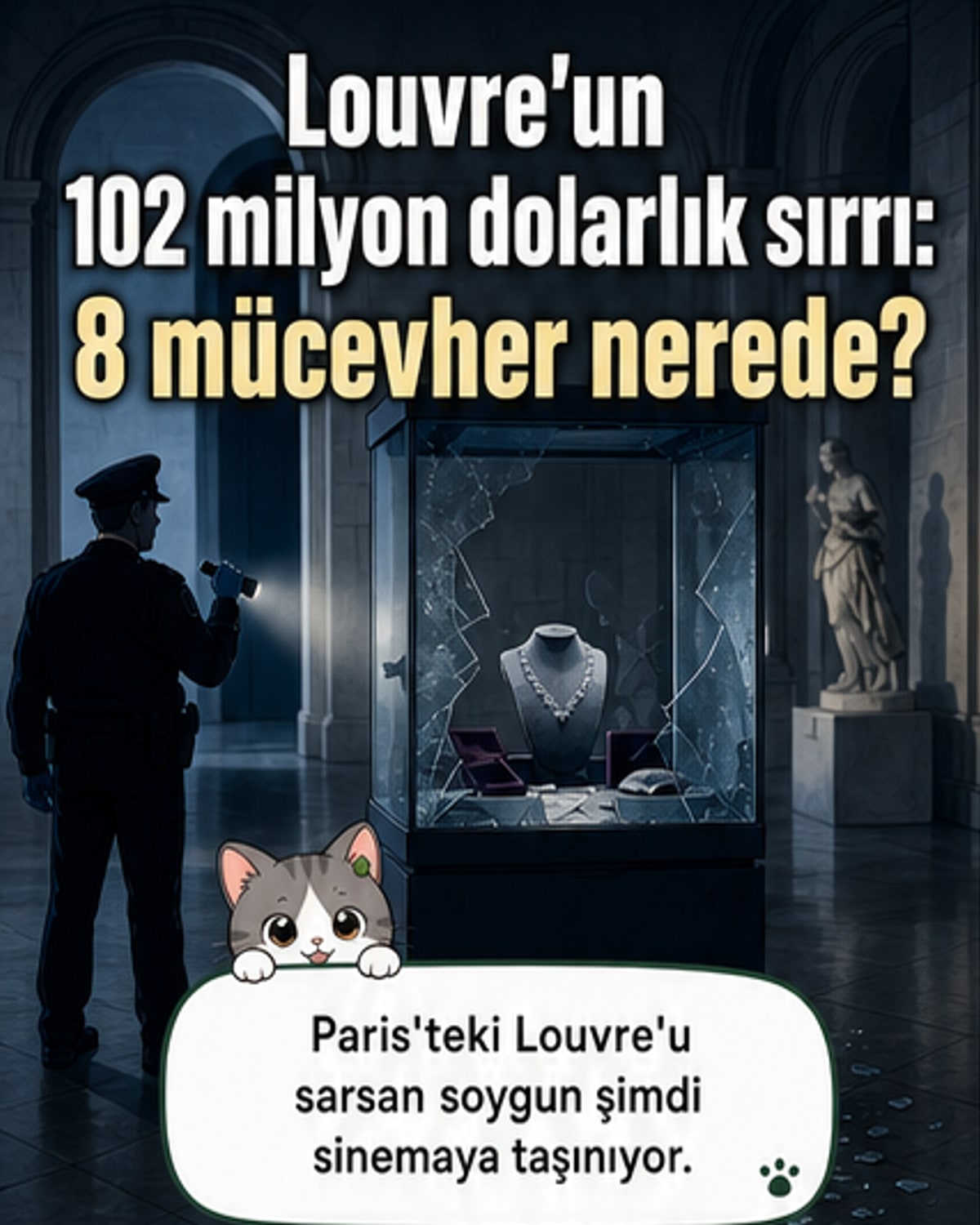 Louvre soygunu film oluyor