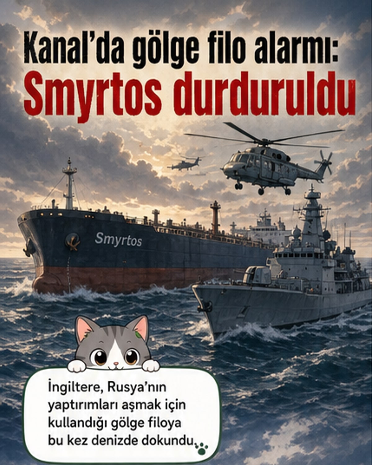 İngiltere, Rusya'nın gölge filosuna operasyon düzenledi