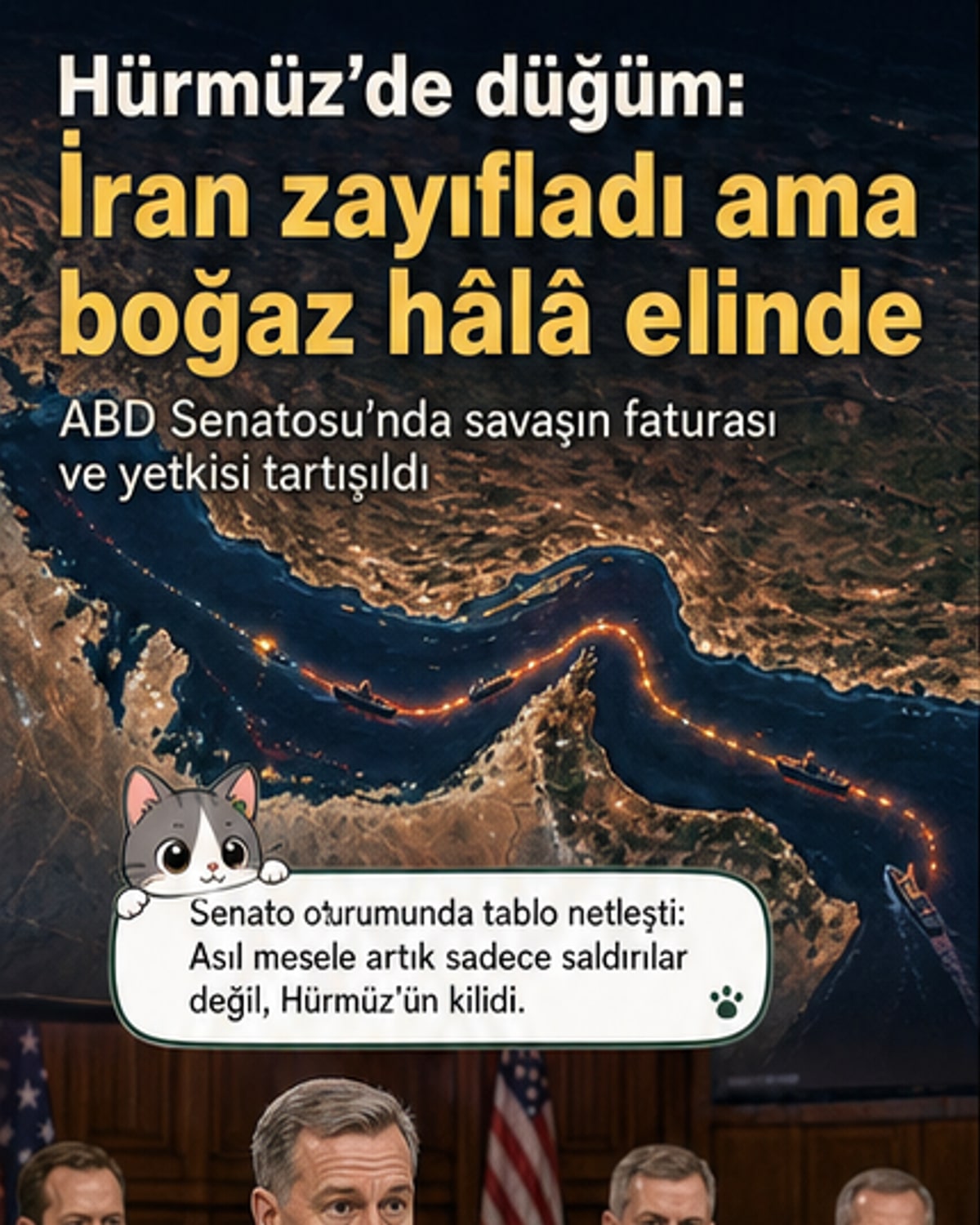 ABD: İran Hürmüz Boğazı'nda hâlâ kontrol sağlıyor