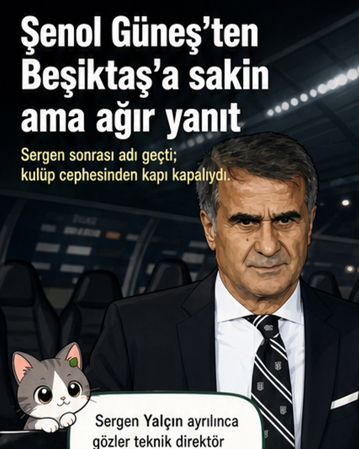Şenol Güneş'ten Beşiktaş mesajı