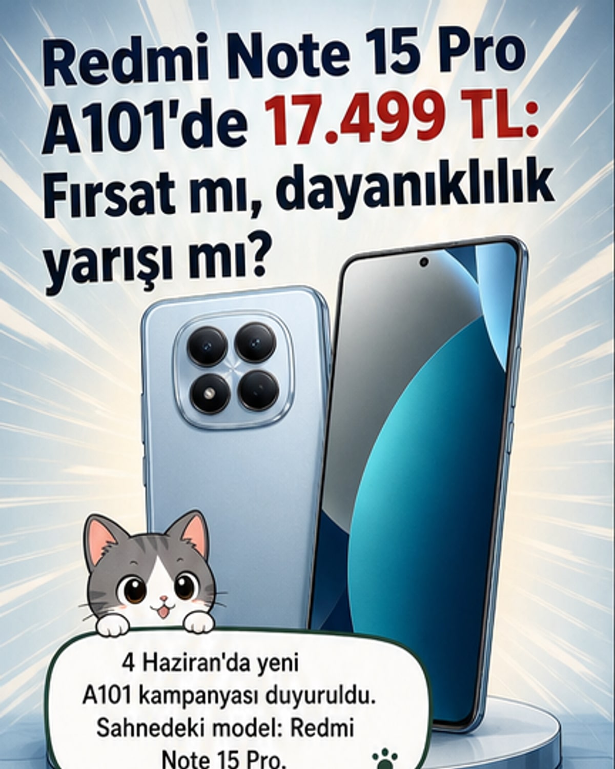 Redmi Note 15 Pro'da yeni fırsat