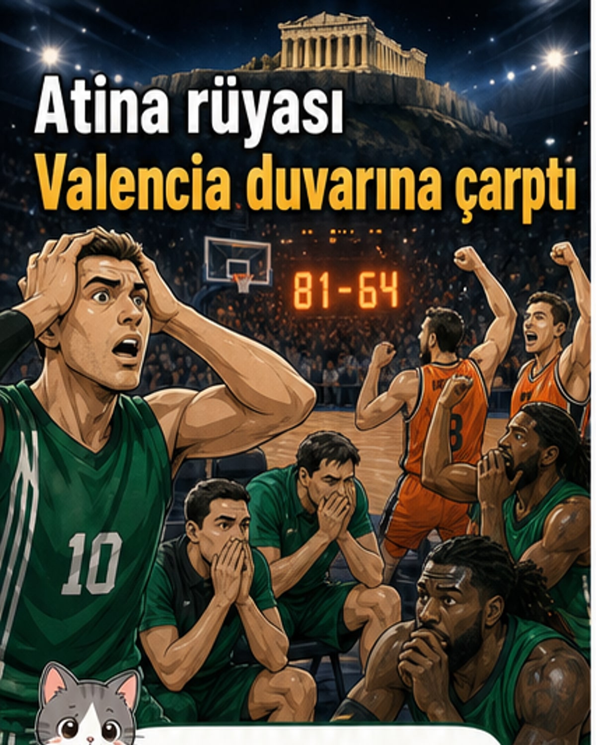 Panathinaikos'un Final Şansı Kırıldı