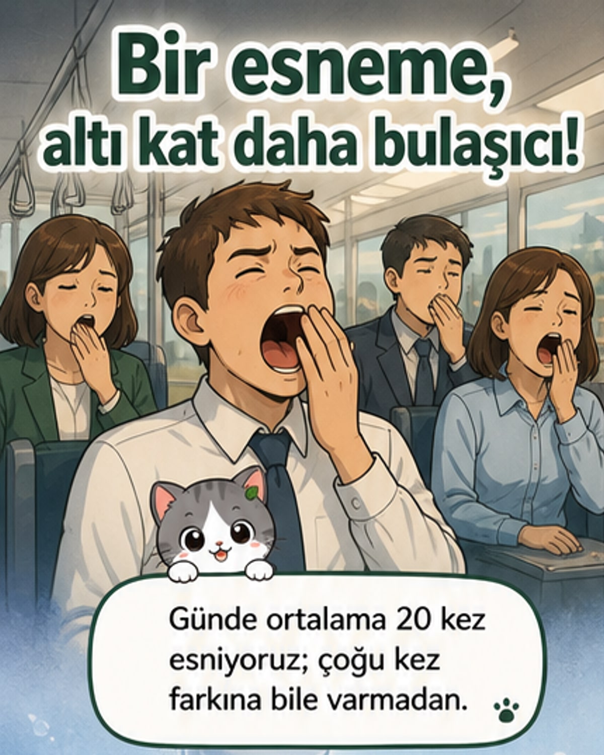 Birini esnerken görünce neden esneriz?