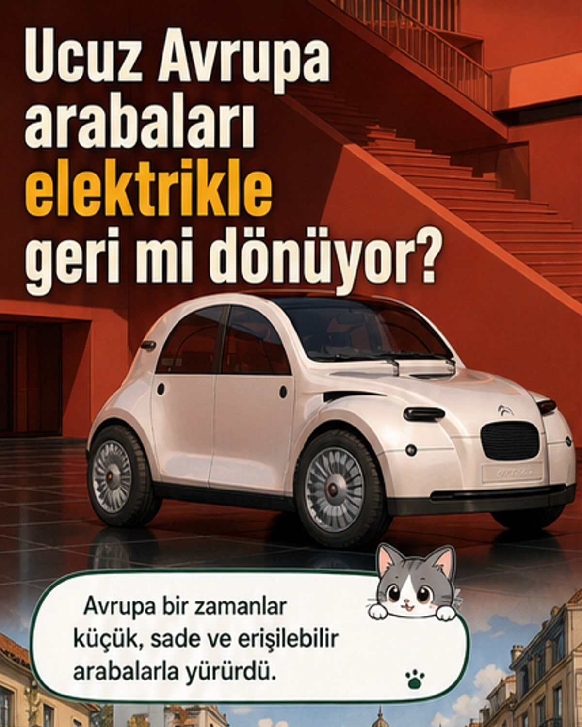 Stellantis, 15 bin euro ile ucuz elektrikli arabayı vaat etti