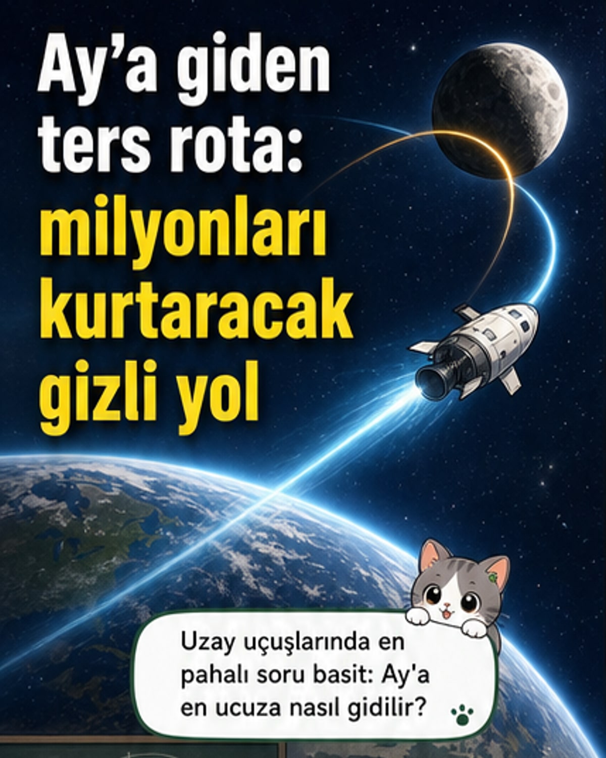 Ay yolculuğunda milyonlarca dolar tasarruf
