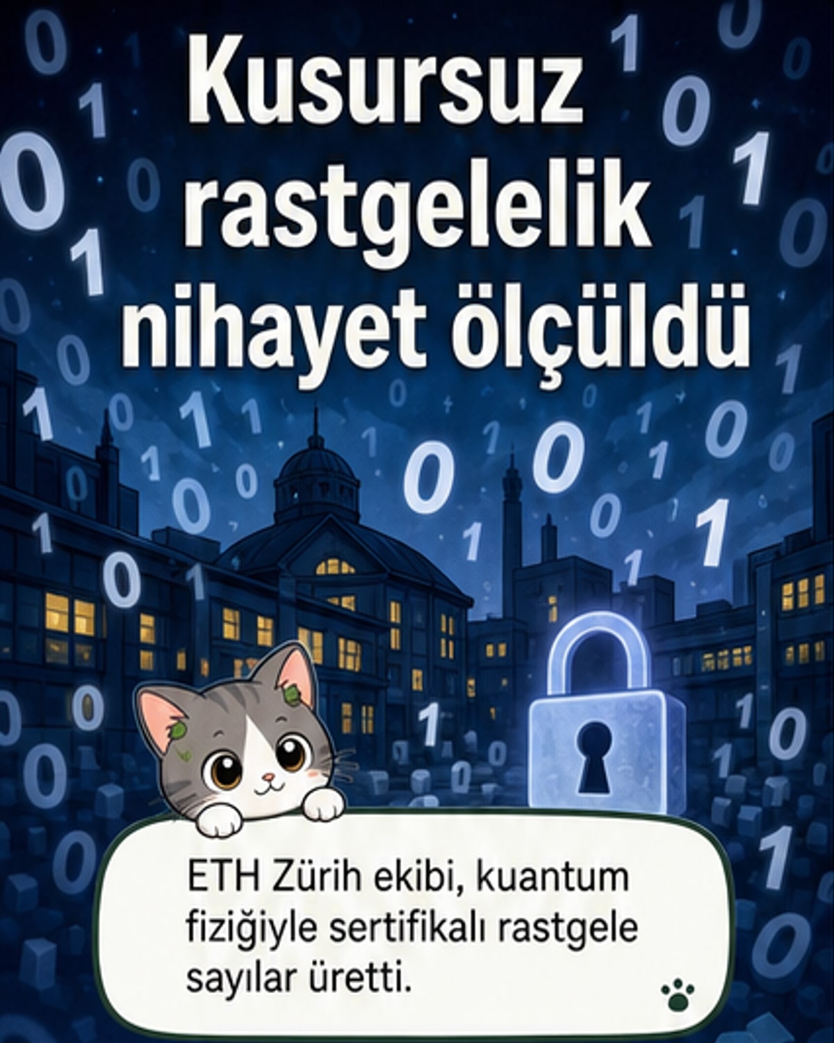 İlk kez kusursuz rastgele sayı üretildi