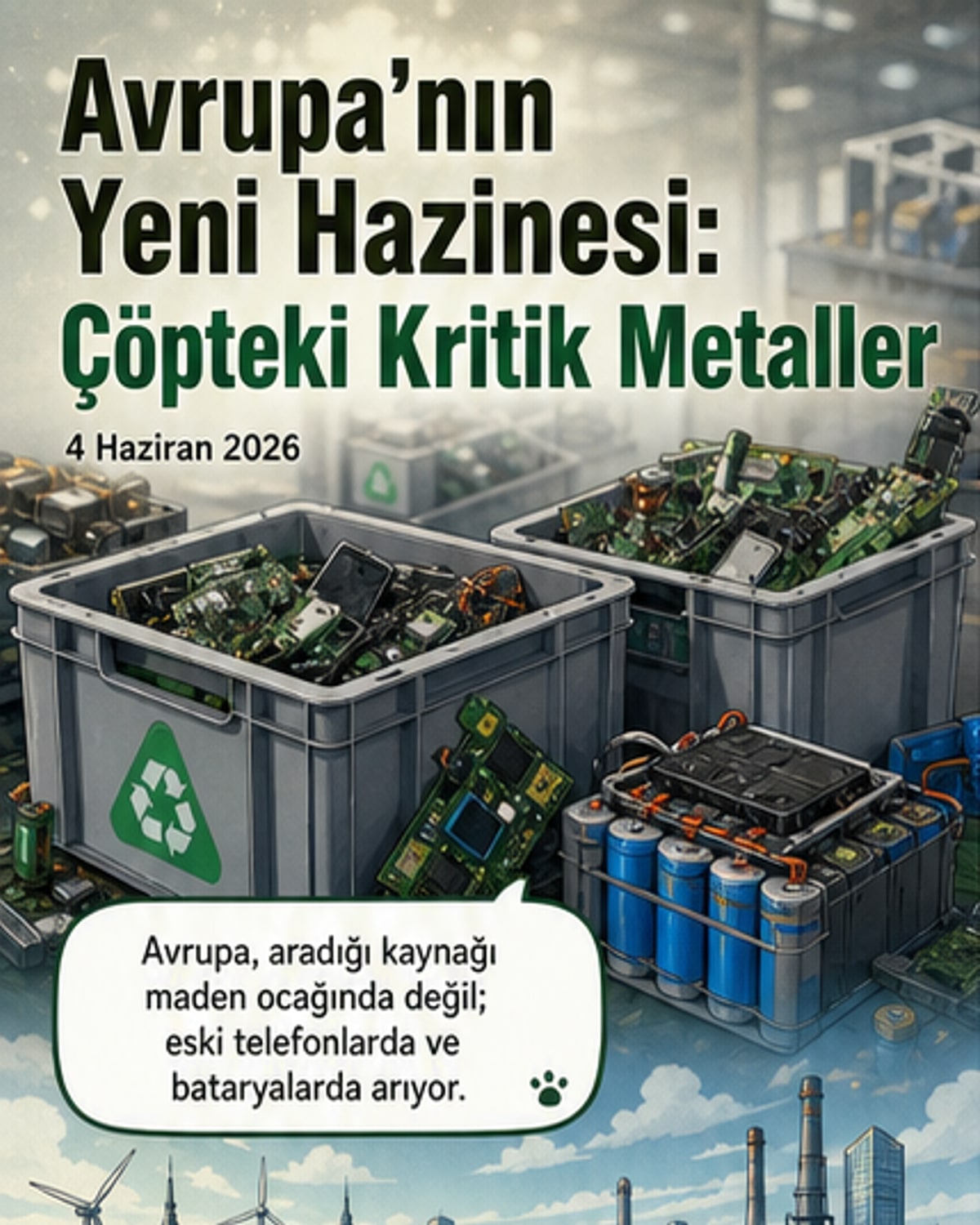 Avrupa, çöplerden ham madde çıkaracak