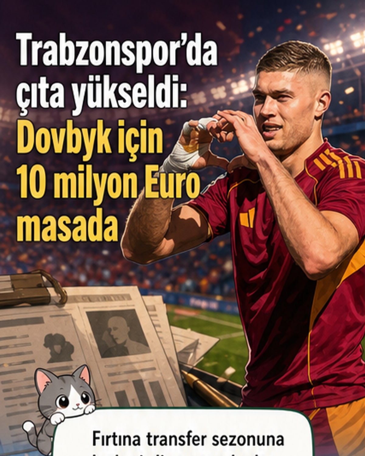 Trabzonspor'da dev hamle: Dovbyk ve Tsygankov
