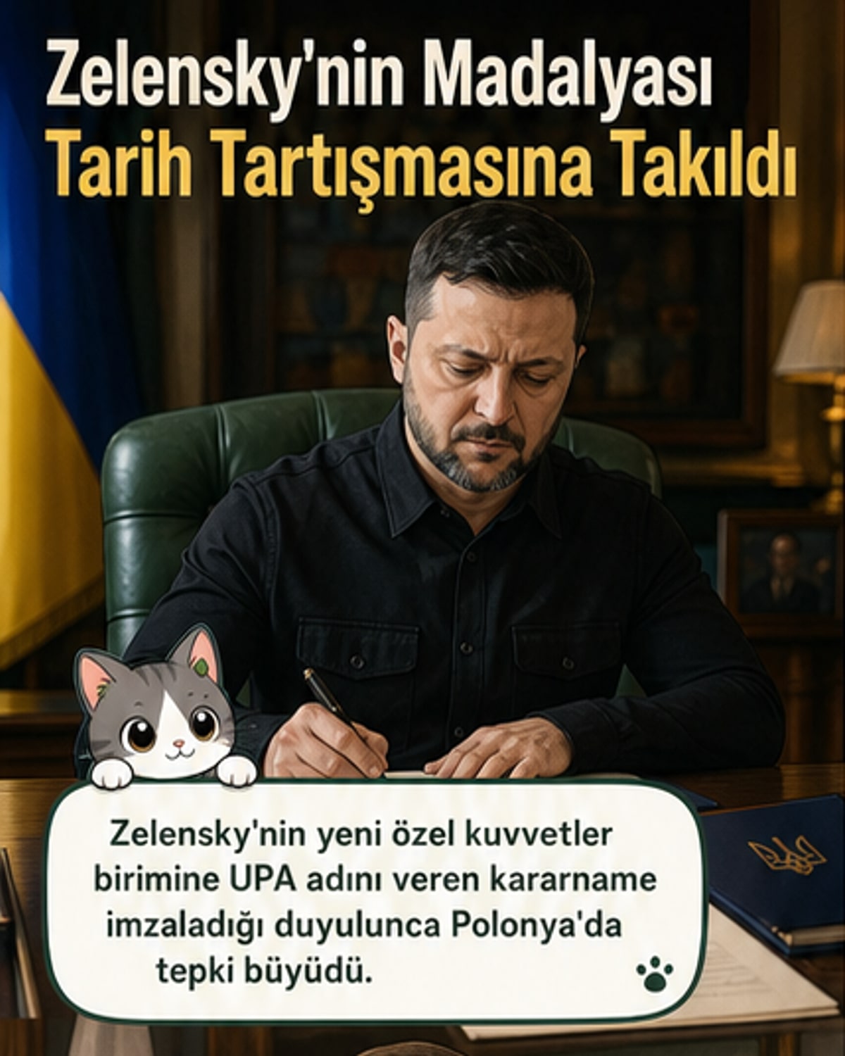 Polonya, Zelensky'nin madalyasını geri istiyor