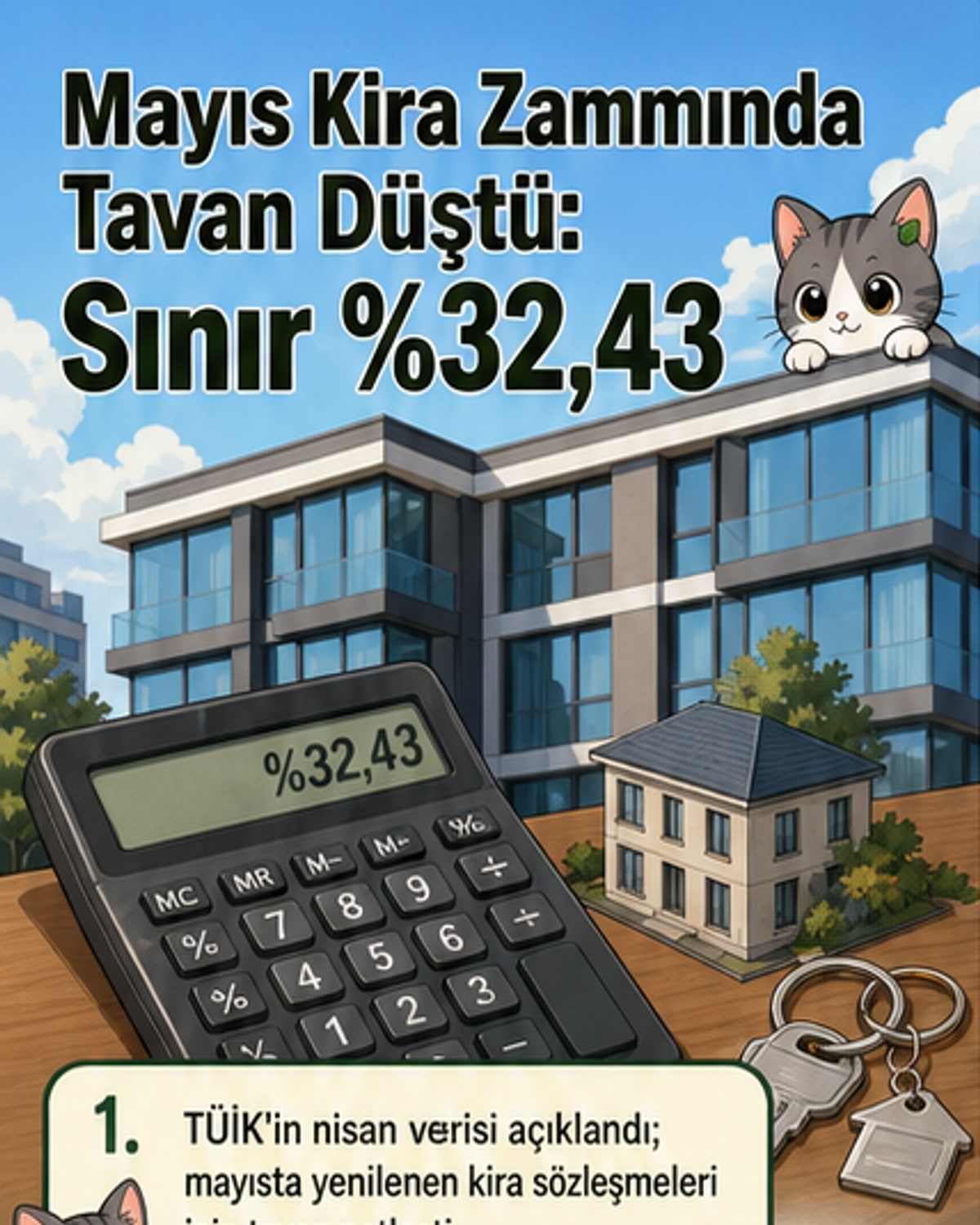 Mayıs 2026 Kira Zammı Belli Oldu