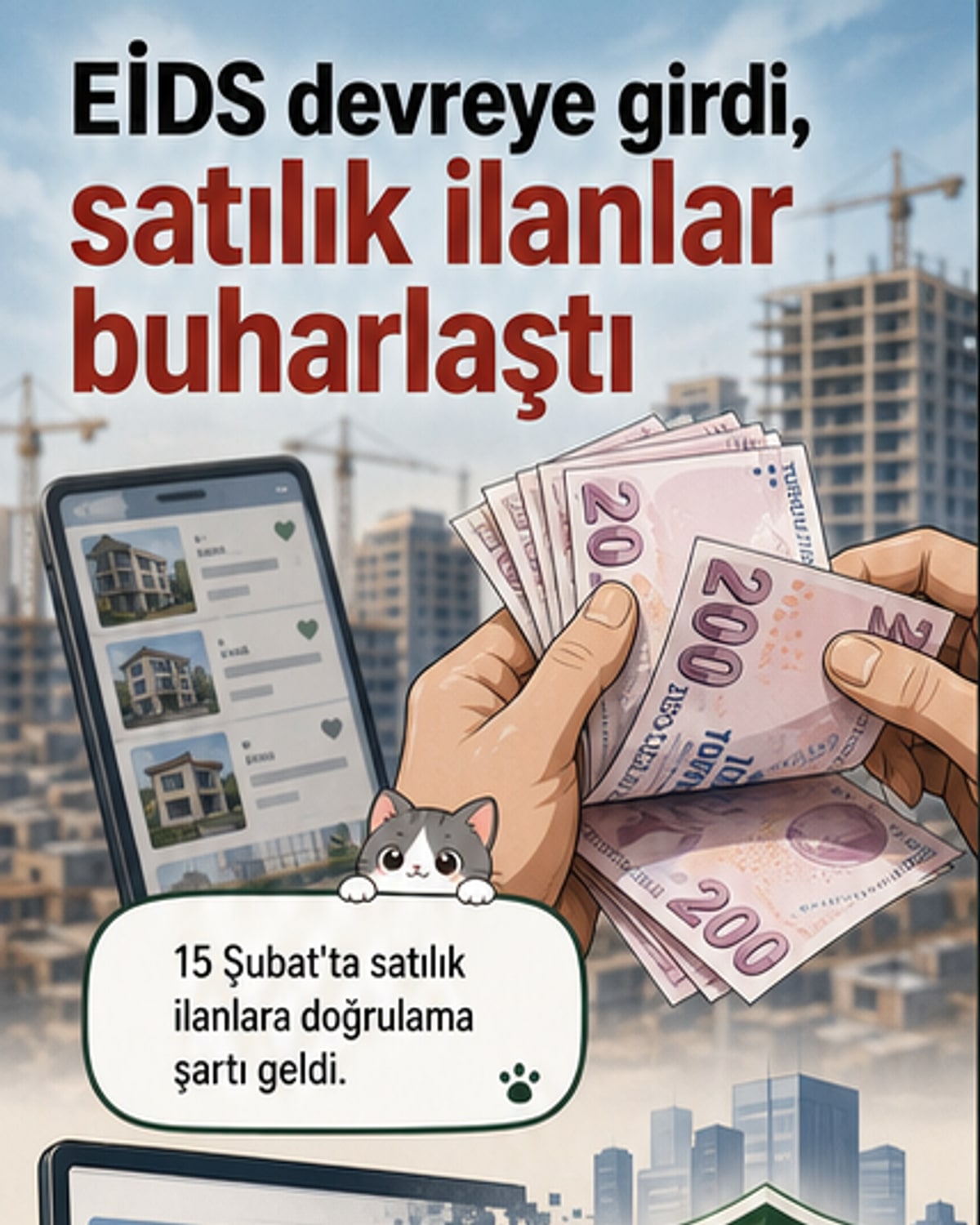 Emlakta Yeni Dönem: Doğrulama Sonrası İlanlarda Düşüş