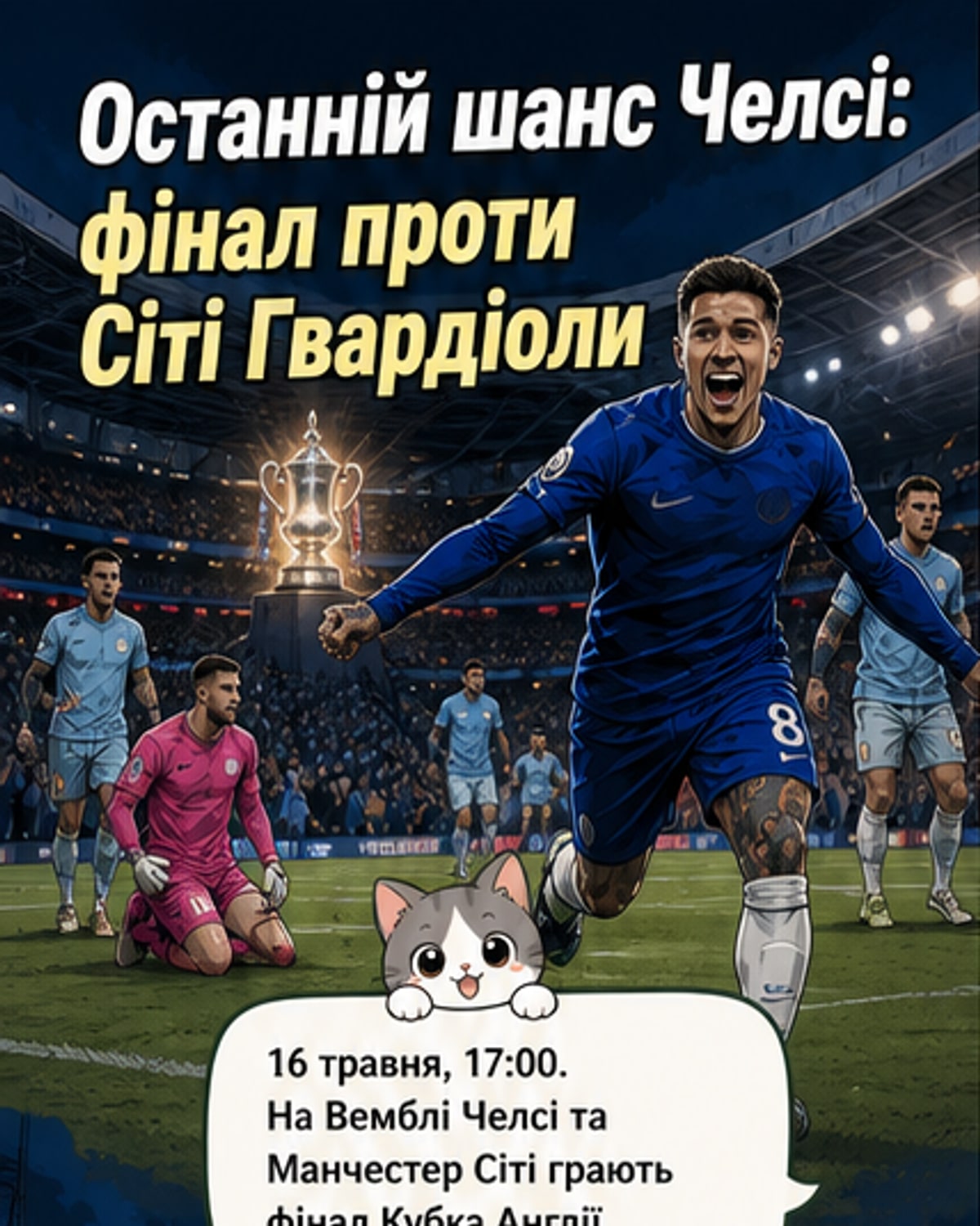 Фінал мрій і тиску на Вемблі