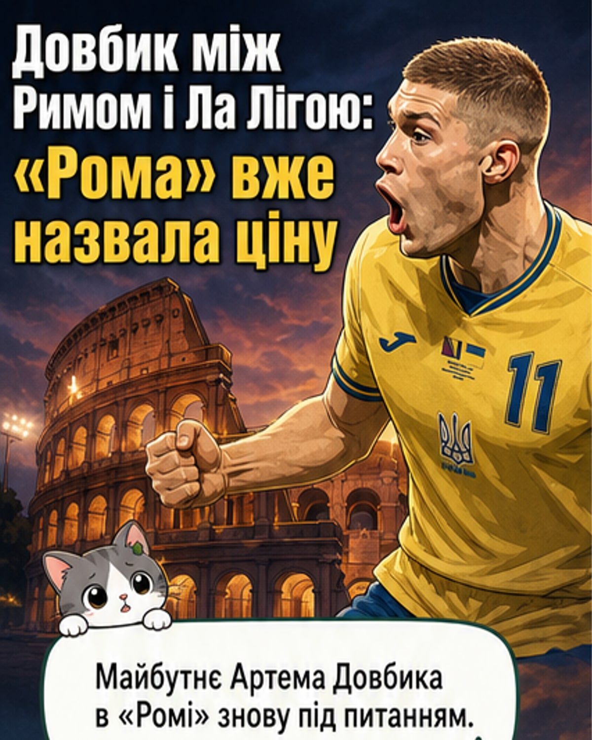 Рома виставила ціну на Довбика
