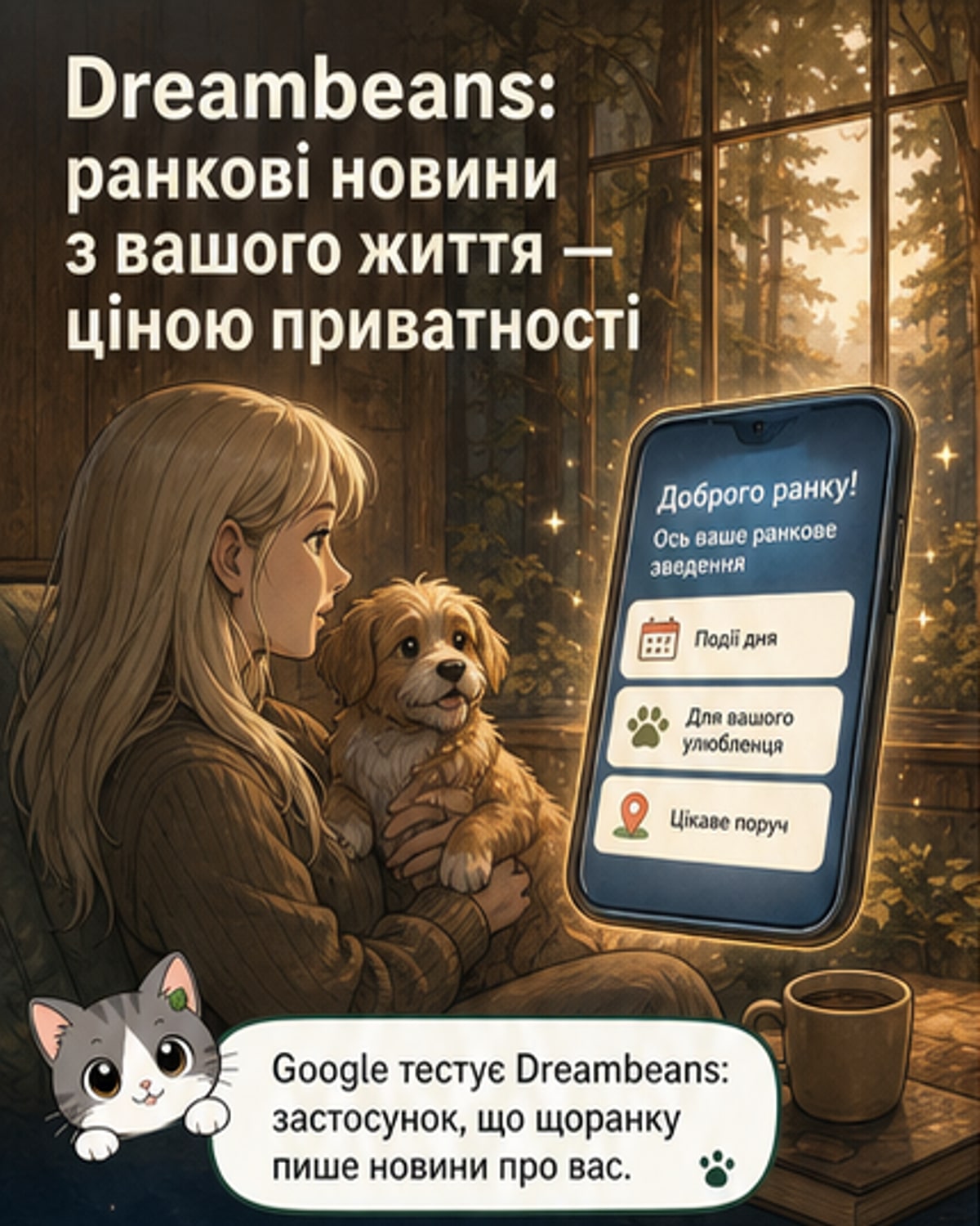 Google перетворює ваші дані на персональні новини