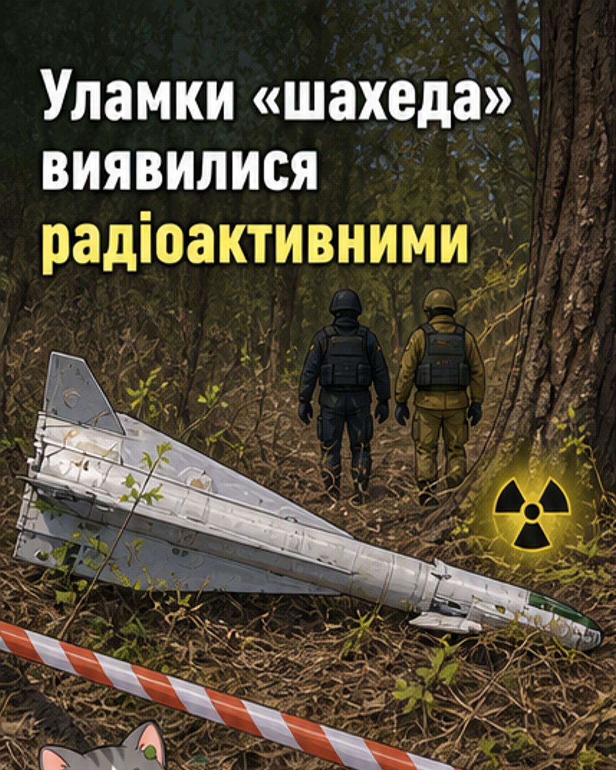 Уламки «шахеда» виявилися радіоактивними