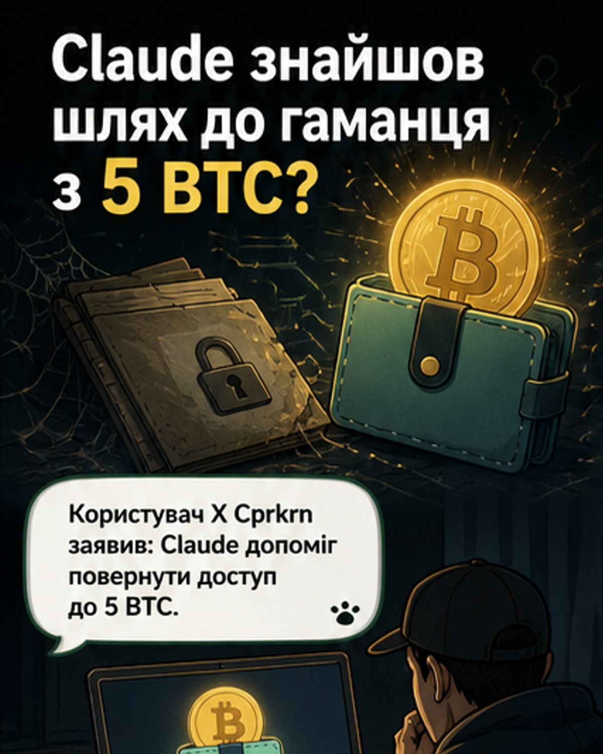 ШІ відновив доступ до гаманця з $400 000