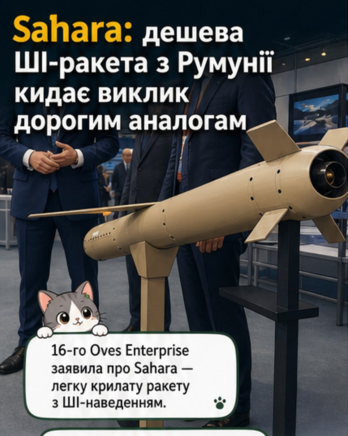 Румунія створила «розумну» ракету з ШІ