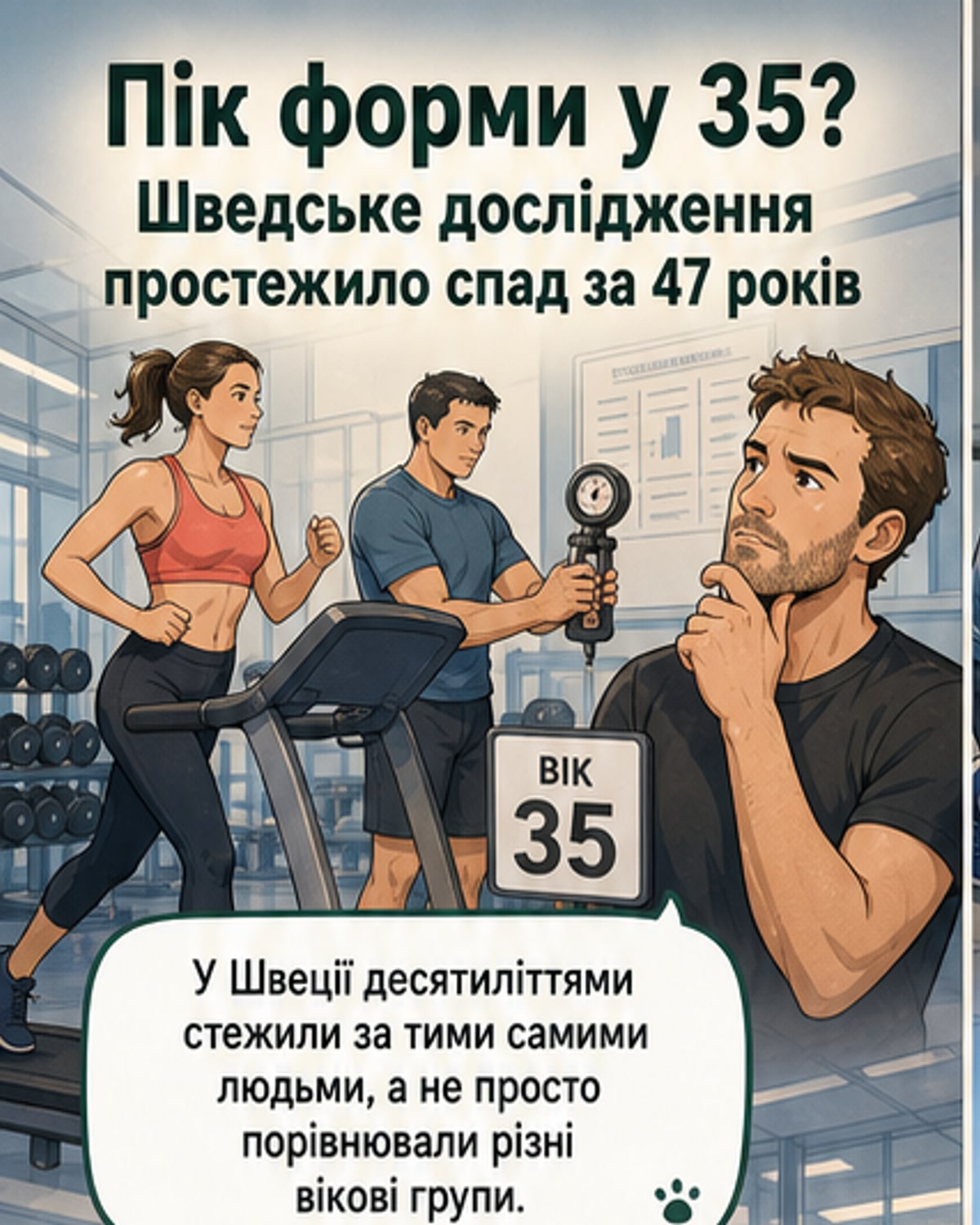 Фізичний спад починається у 35