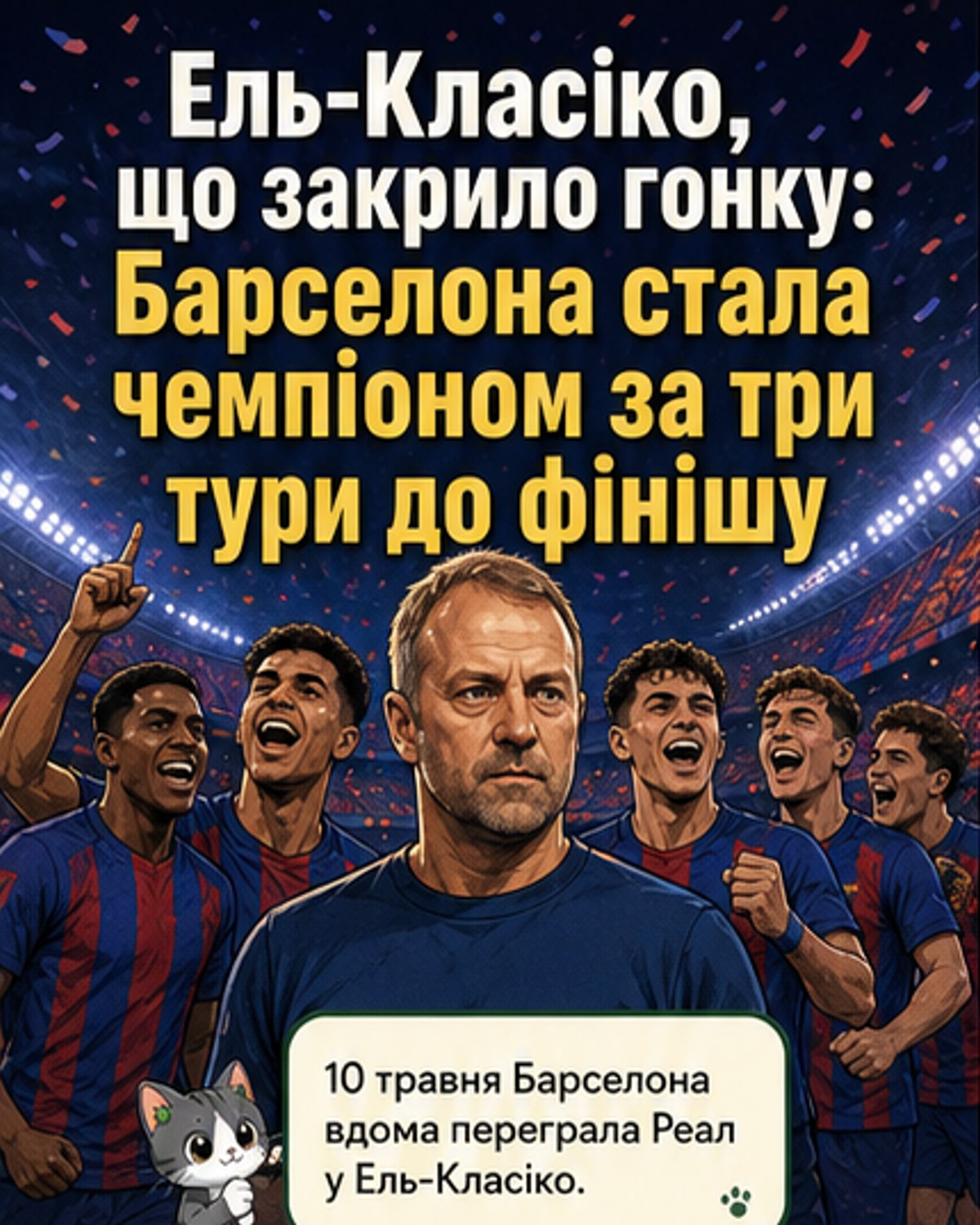 Барселона — чемпіон: другий титул поспіль