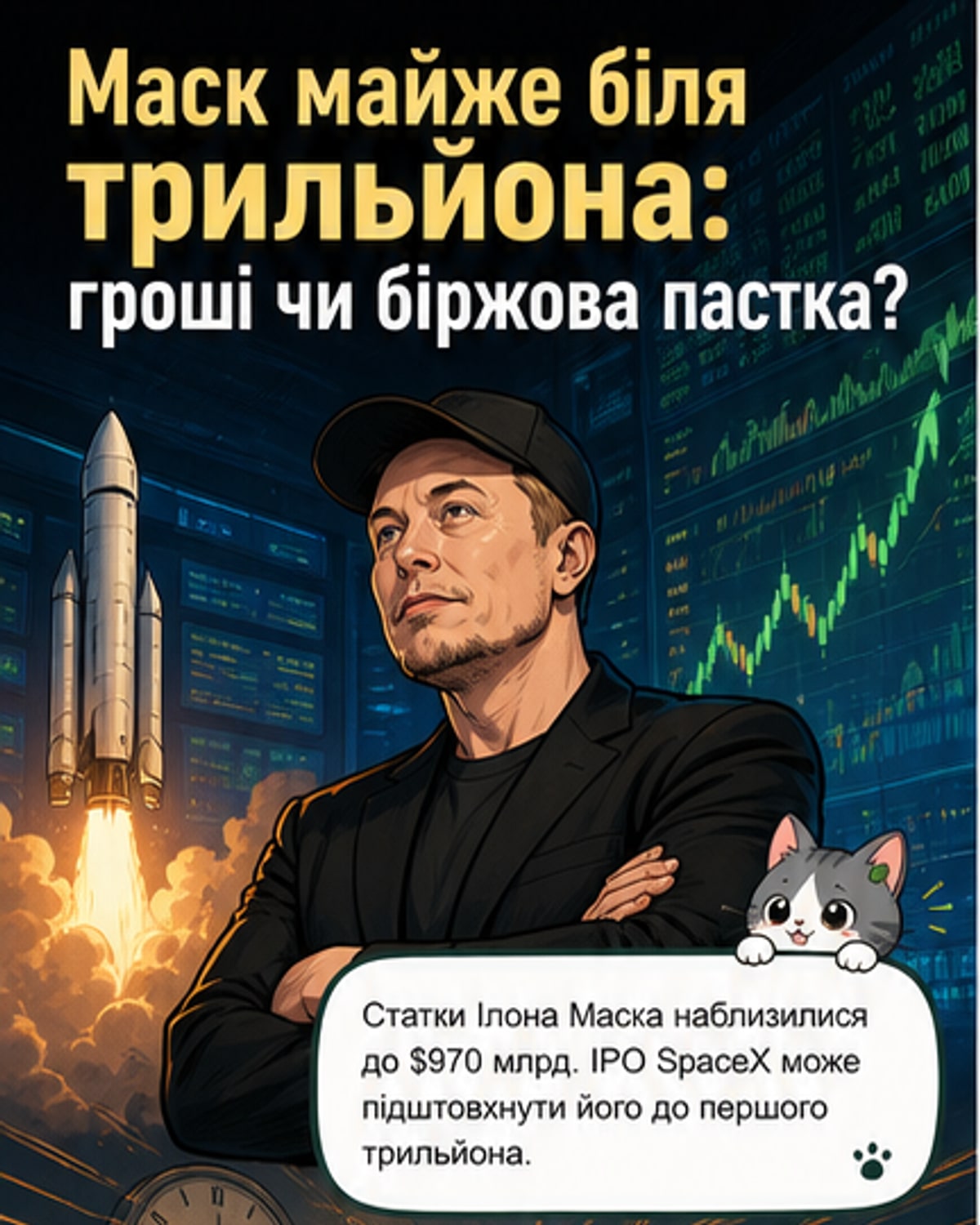 Маск на порозі трильйона