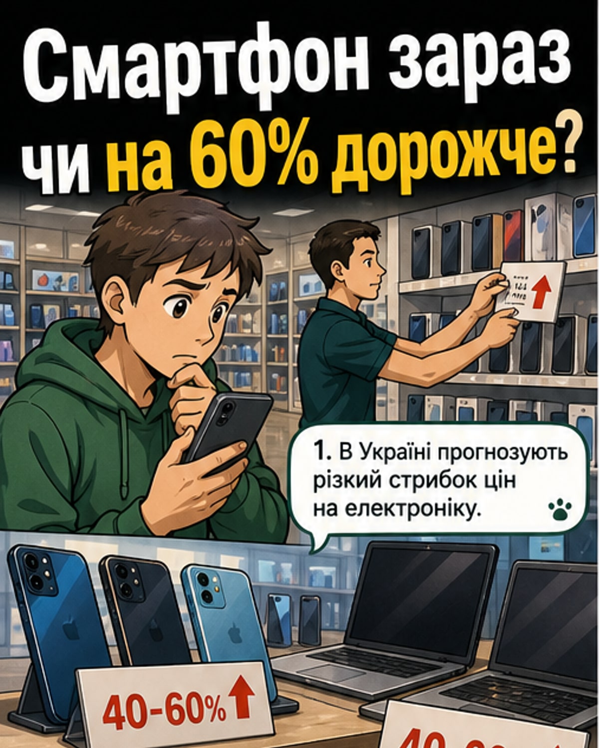 Ціни на техніку в Україні зростуть у півтора рази