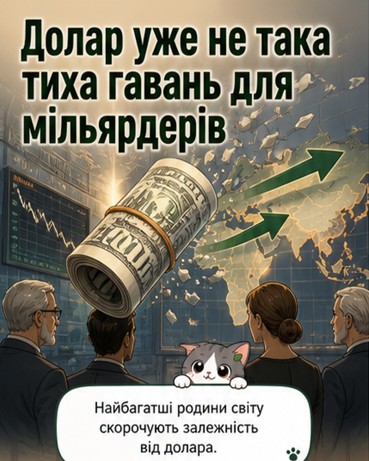 Долар втрачає довіру мільярдерів