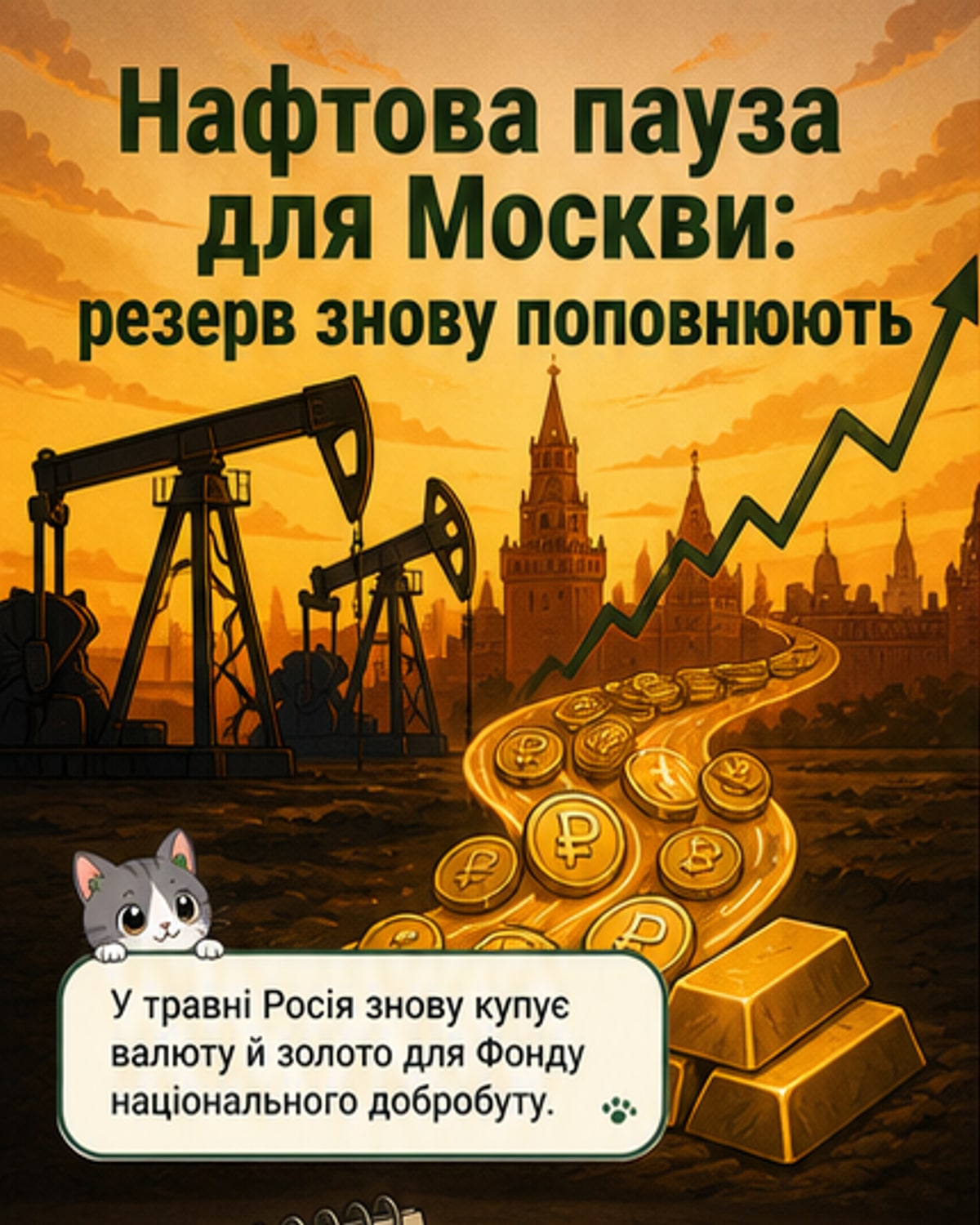 Росія вперше за рік поповнила нафтовий резерв