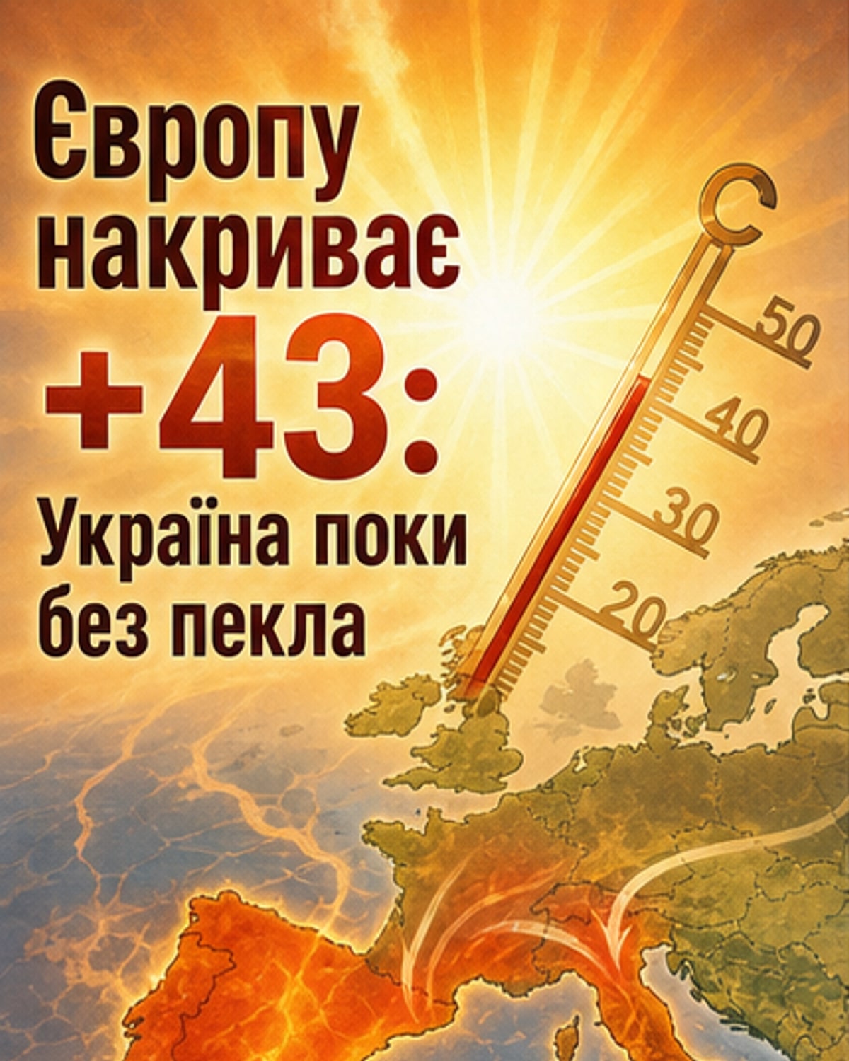 Пекельна спека суне на Європу